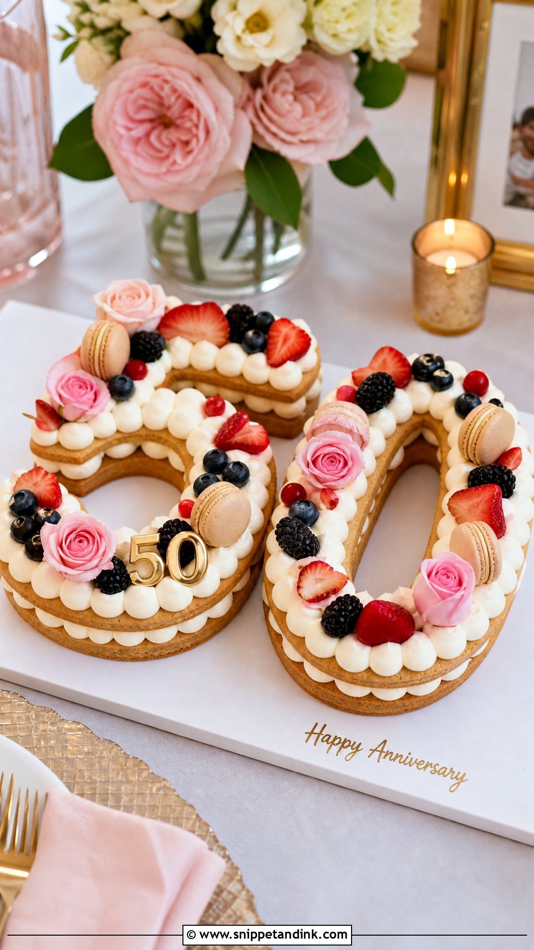 Number Anniversary Cake - Snippet and Ink - 35 Anniversary Cake Ideas