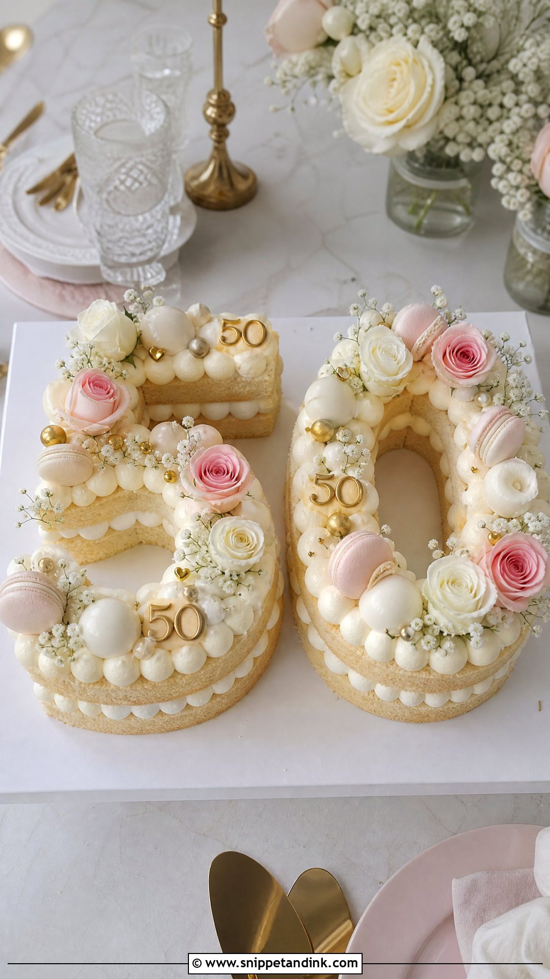Number Anniversary Cake - Snippet and Ink - 25 Simple Anniversary Cake Ideas