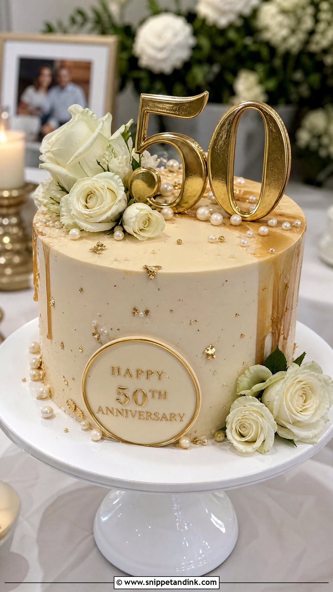 Number Anniversary Cake for Parents - Snippet and Ink - 30 Anniversary Cake for Parents