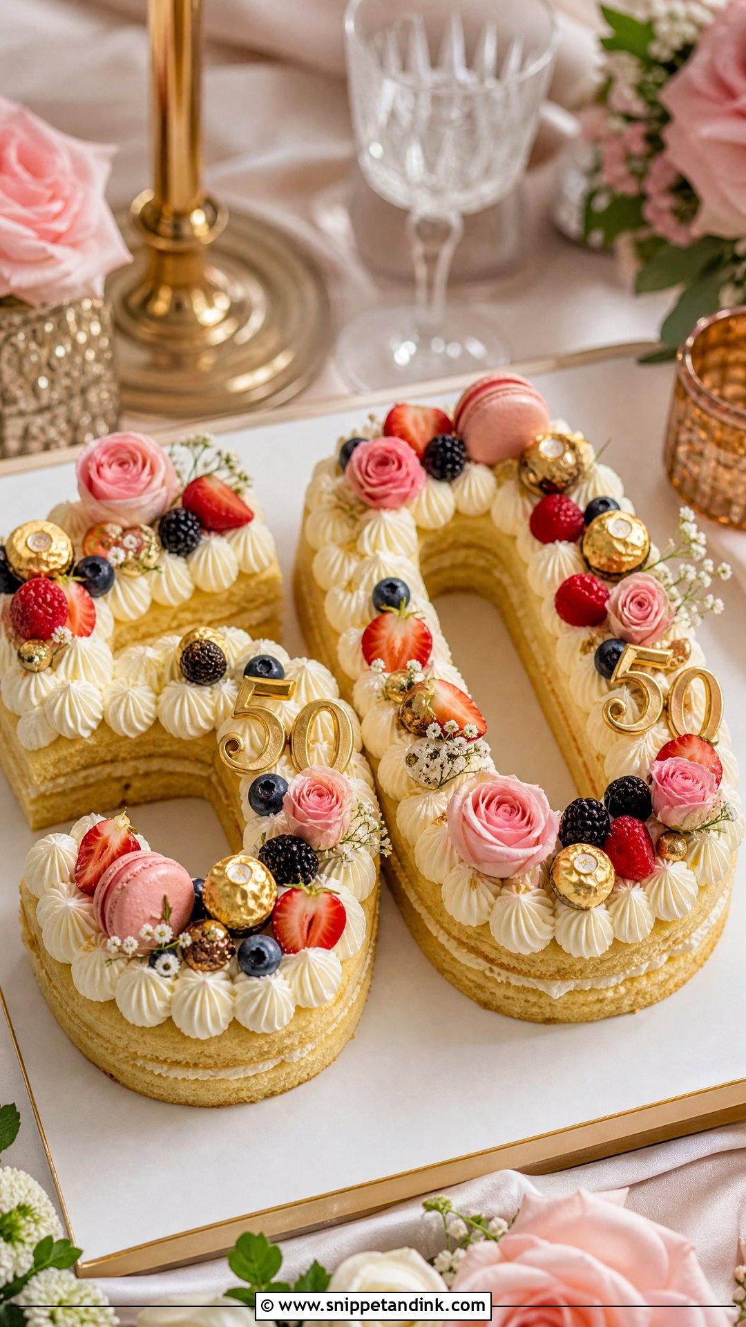 Number Wedding Anniversary Cake - Snippet and Ink - 30 Wedding Anniversary Cake Design Ideas