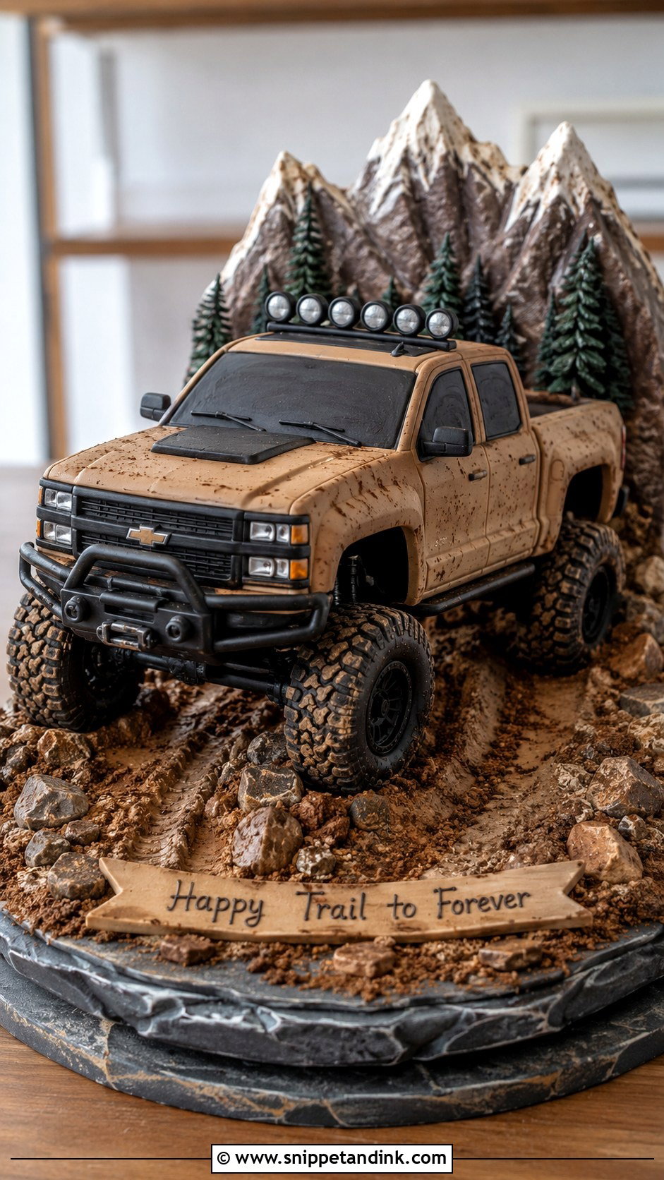 Off Road Truck Grooms Cake - Snippet and Ink - 20 Grooms Car Cake Ideas