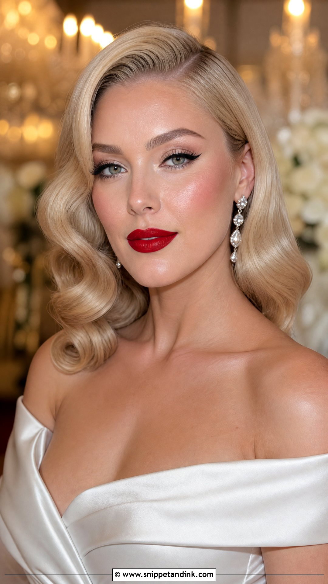 Old Hollywood Bridal Makeup - Snippet and Ink - 25 Classic Bridal Makeup Ideas