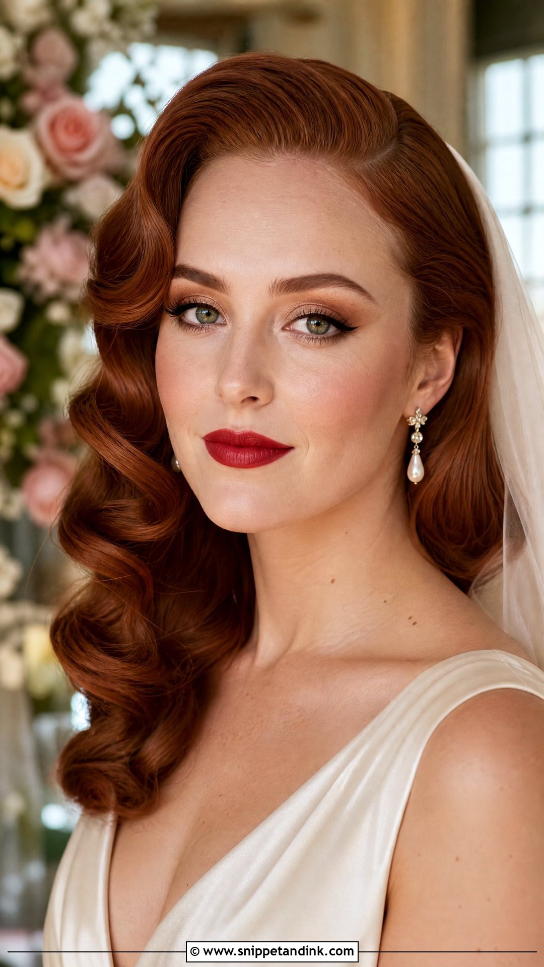 Old Hollywood Bridal Makeup For Green Eyes - Snippet and Ink - 20 Old Hollywood Wedding Makeup Ideas
