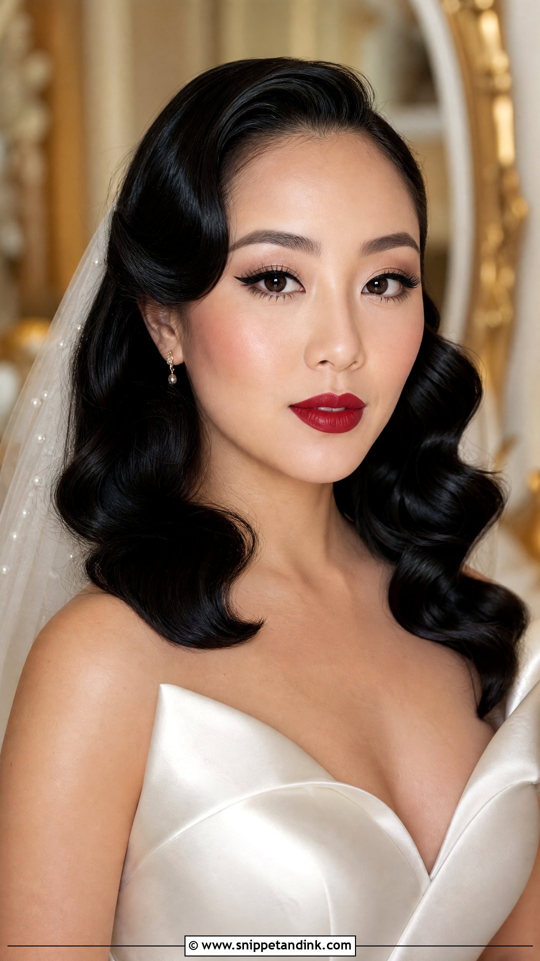 Old Hollywood Bridal Makeup - Snippet and Ink - 20 Glam Bridal Makeup Looks