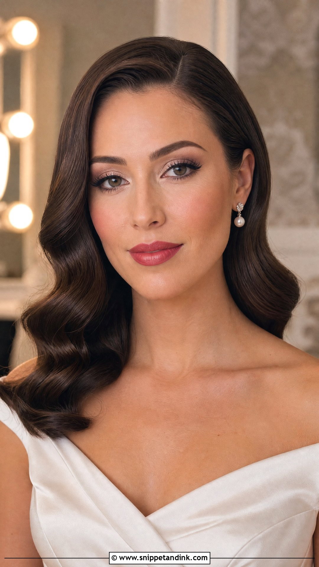 Old Hollywood Bride Makeup - Snippet and Ink - 20 Vintage Bride Makeup Ideas