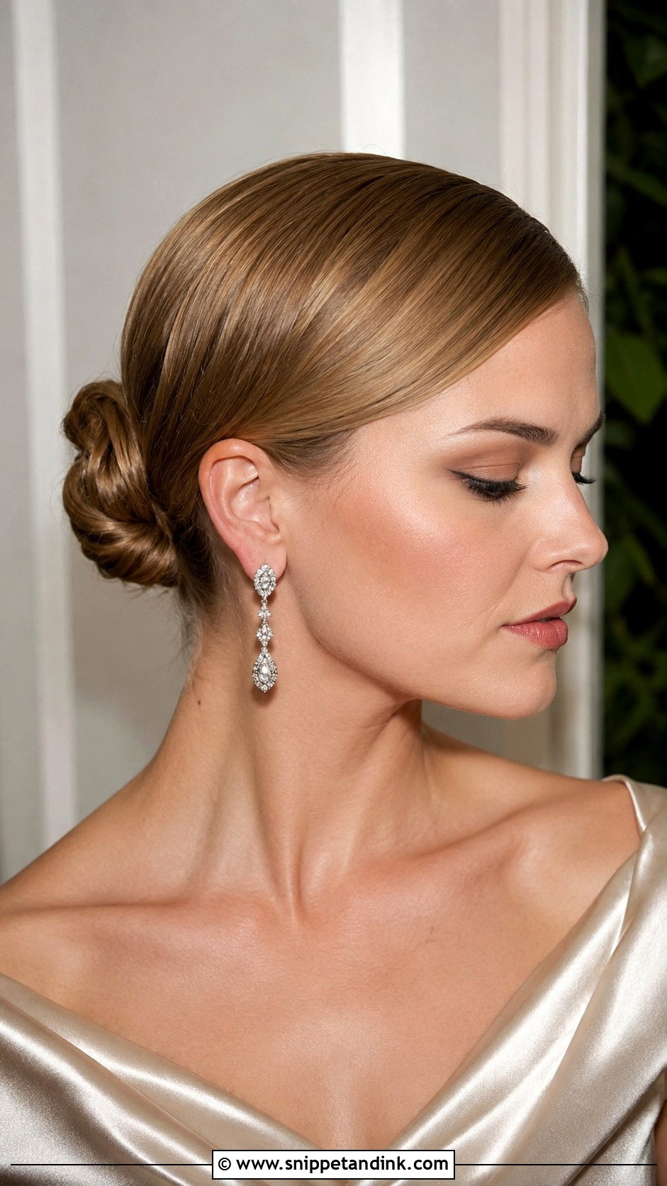 Old Hollywood Chignon for Fine Hair - Snippet and Ink - 20 Wedding Hairstyles for Fine Hair