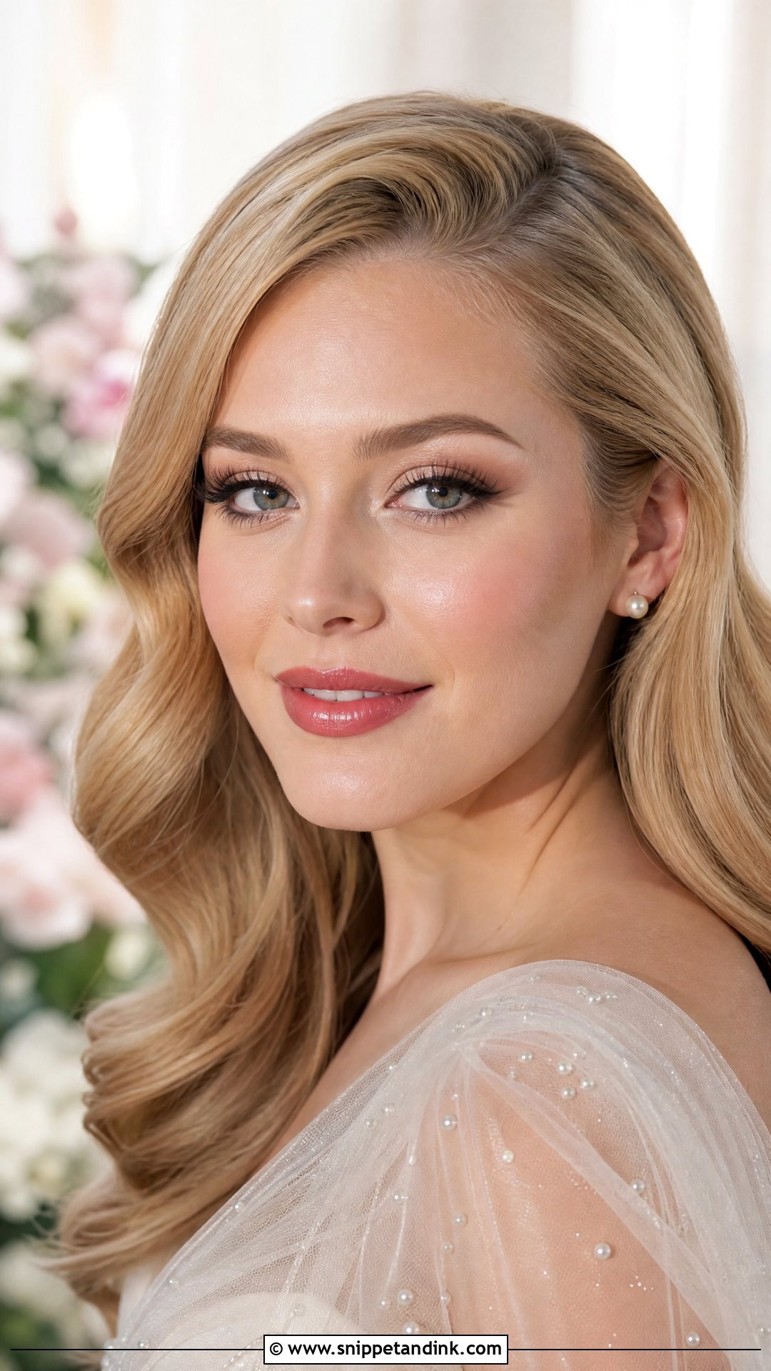 Old Hollywood Dewy Skin Wedding Makeup - Snippet and Ink - 20 Old Hollywood Wedding Makeup Ideas