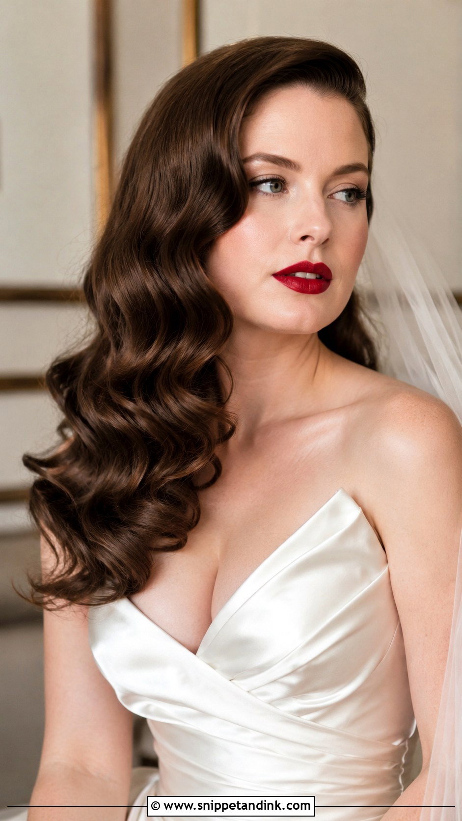 Old Hollywood Glam Waves - Snippet and Ink - 20 Bride to Be Hairstyles