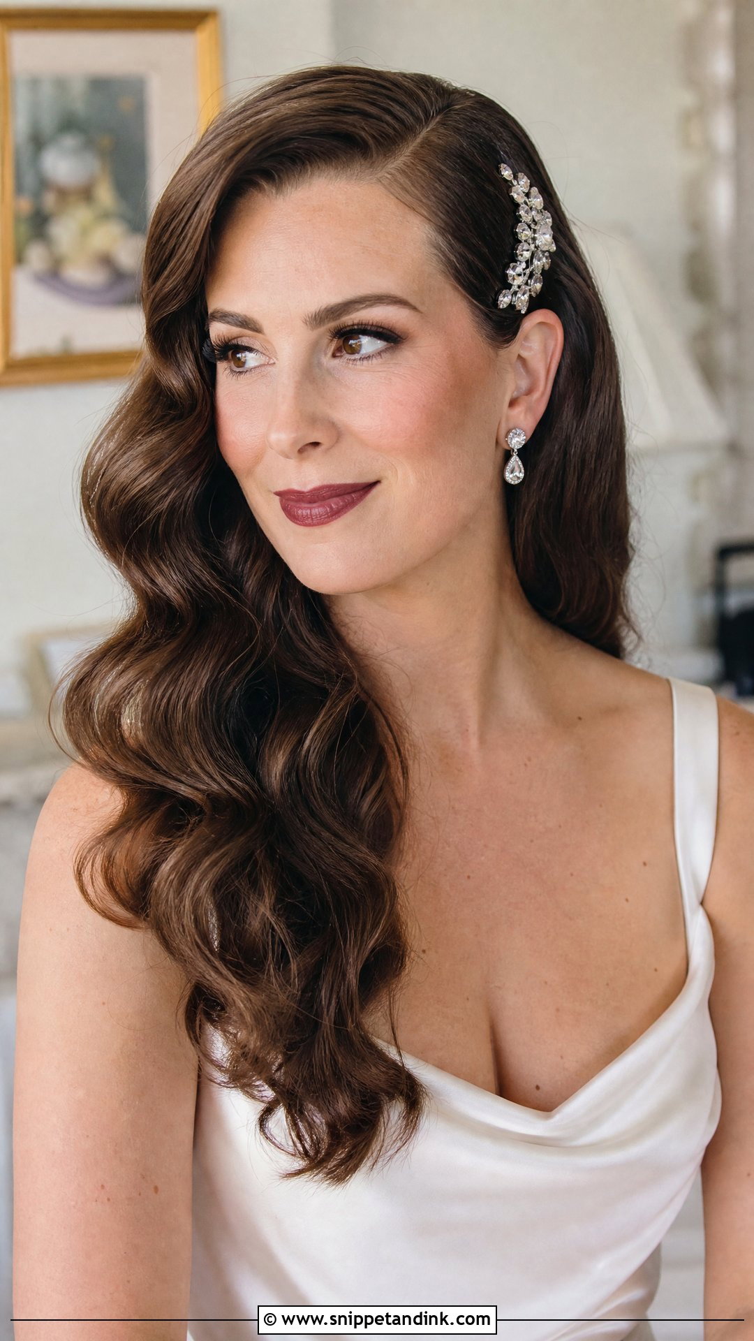 Old Hollywood Glamour Waves - Snippet and Ink - 20 Modern Bride Hairstyles