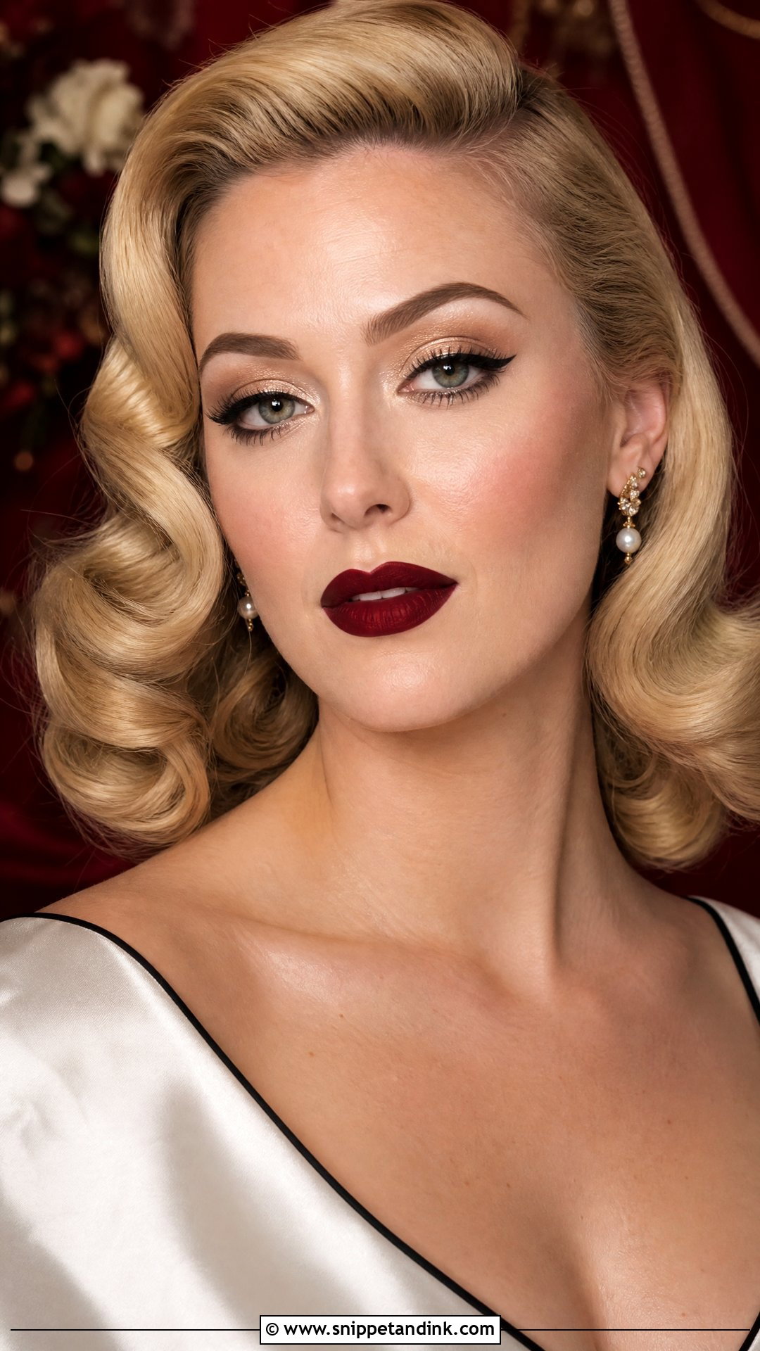 Old Hollywood Halloween Wedding Makeup - Snippet and Ink - 20 Halloween Wedding Makeup Ideas