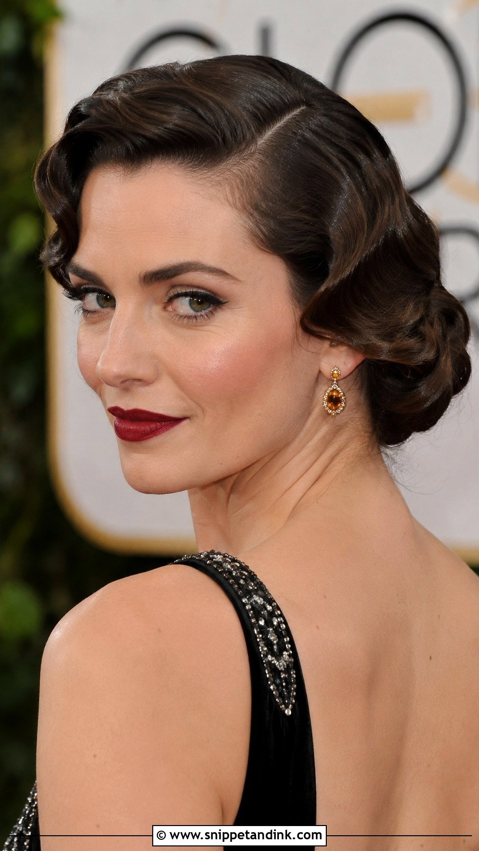 Old Hollywood Pinned Waves - Snippet and Ink - 20 Wedding Guest Hair Up Do Ideas