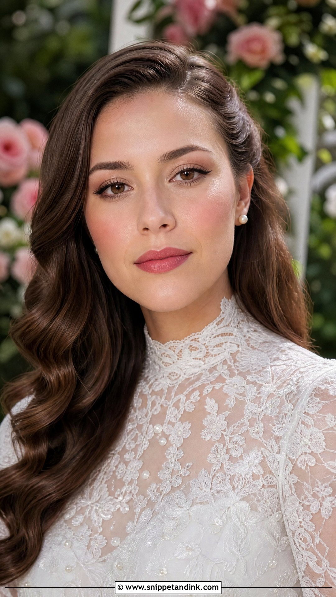 Old Hollywood Rose Lip Wedding Makeup - Snippet and Ink - 20 Old Hollywood Wedding Makeup Ideas