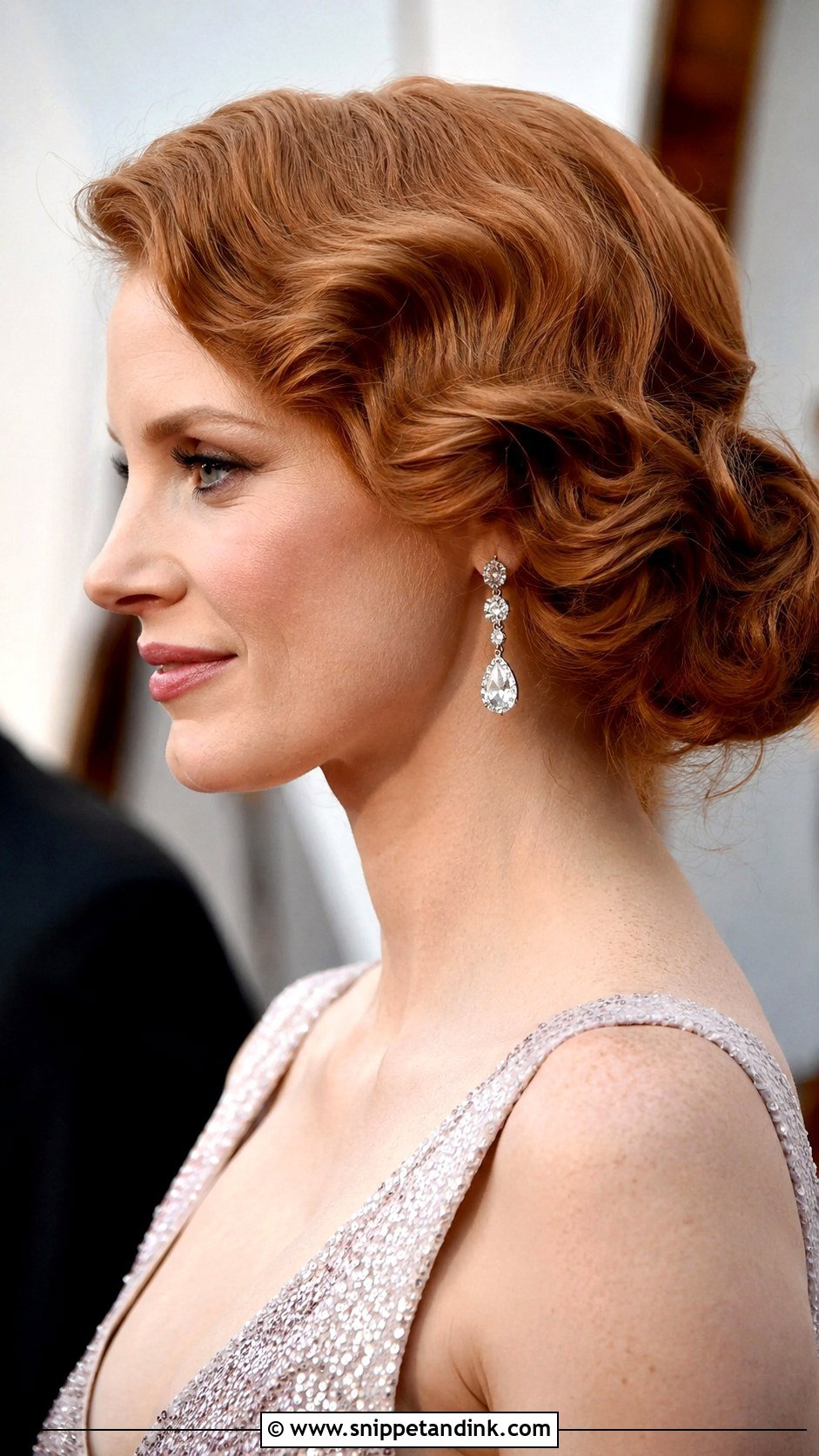 Old Hollywood Updo - Snippet and Ink - 20 Summer Wedding Guest Hairstyles