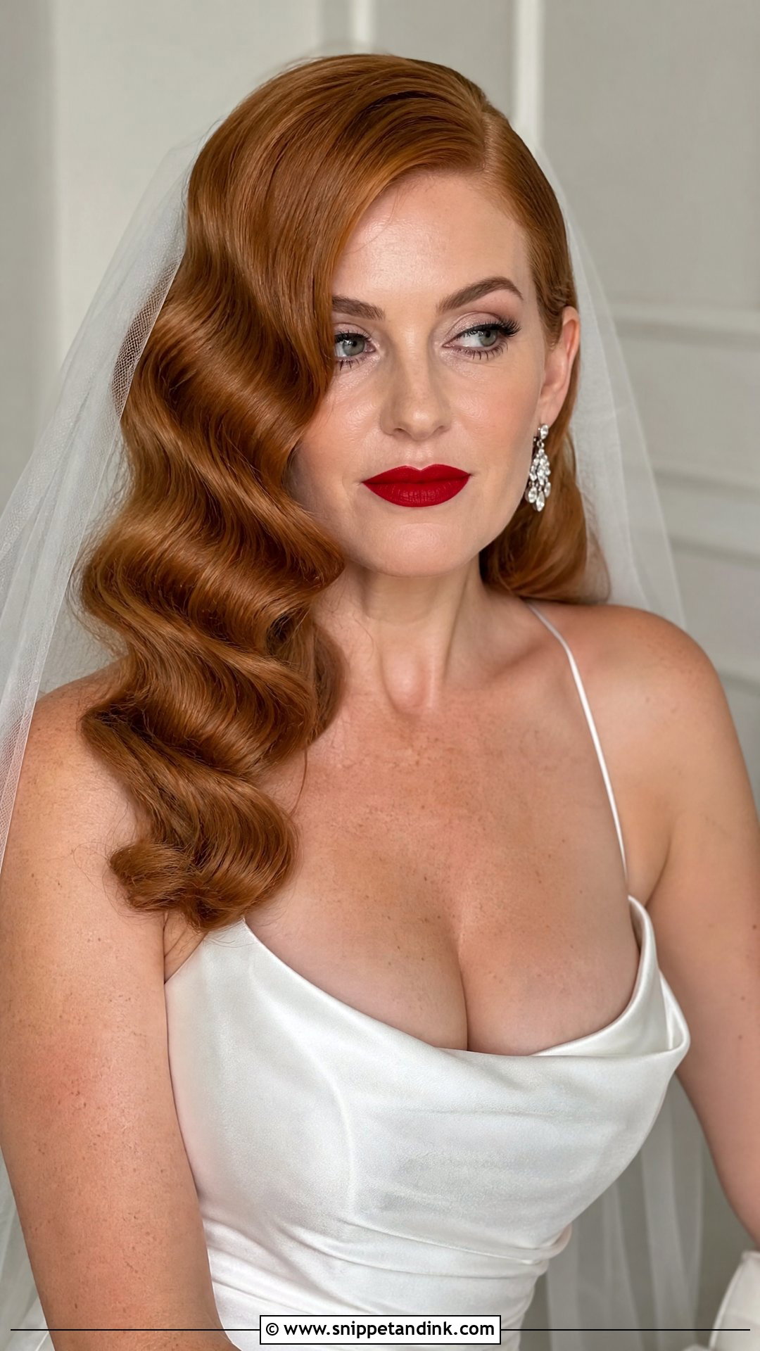Old Hollywood Waves for Brides - Snippet and Ink - 20 Classic Wedding Hair Ideas