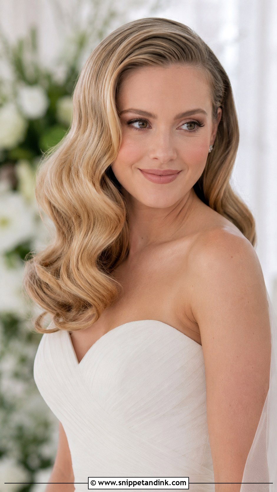 Old Hollywood Waves for Brides - Snippet and Ink - 20 Hollywood Wedding Hair Ideas