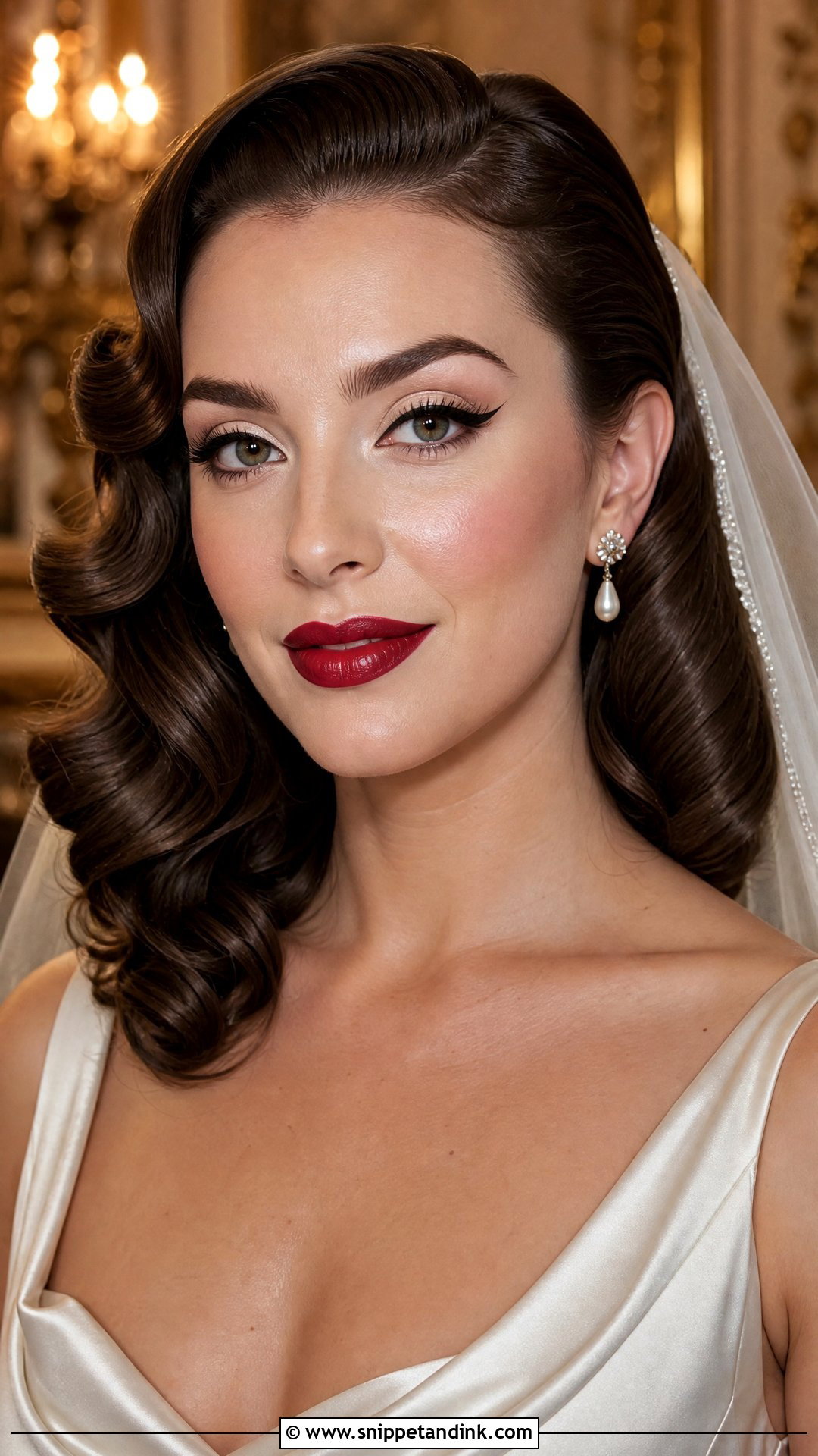 Old Hollywood Wedding Makeup - Snippet and Ink - 30 Glam Wedding Makeup Ideas