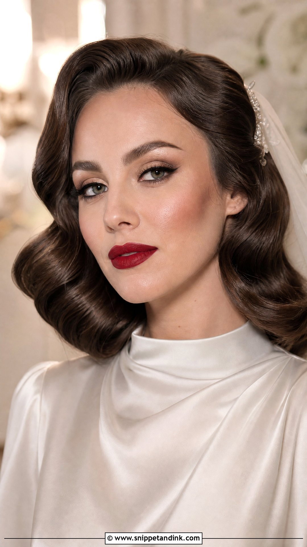 Old Hollywood Wedding Makeup - Snippet and Ink - 20 Retro Wedding Makeup Ideas