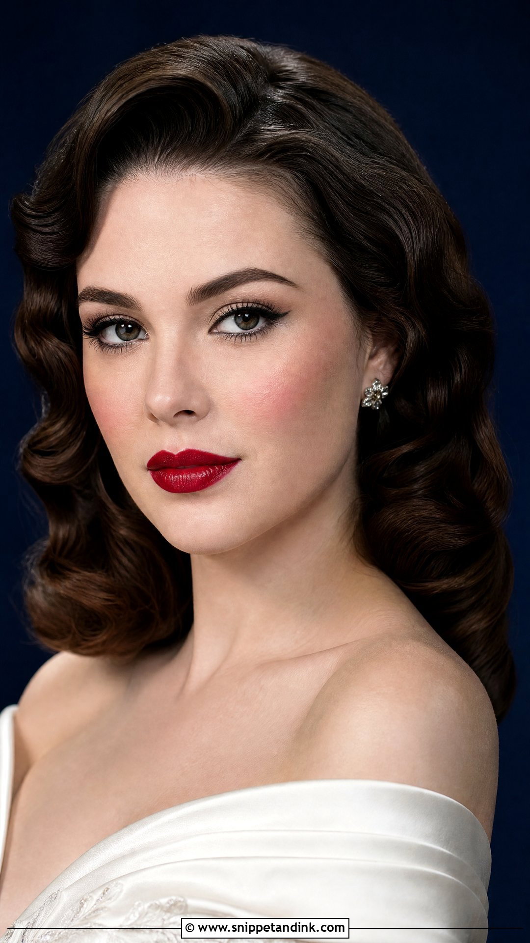 Old Hollywood Winter Wedding Makeup - Snippet and Ink - 25 Winter Wedding Makeup Ideas