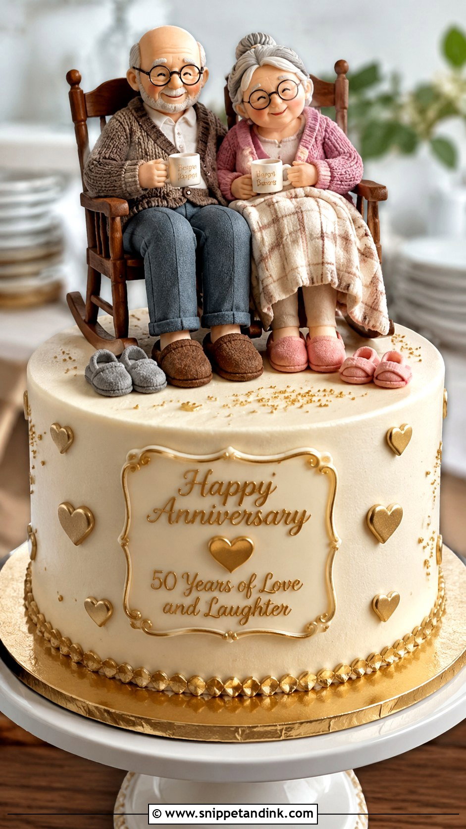 Old Married Couple Anniversary Cake - Snippet and Ink - 20 Funny Anniversary Cake Ideas
