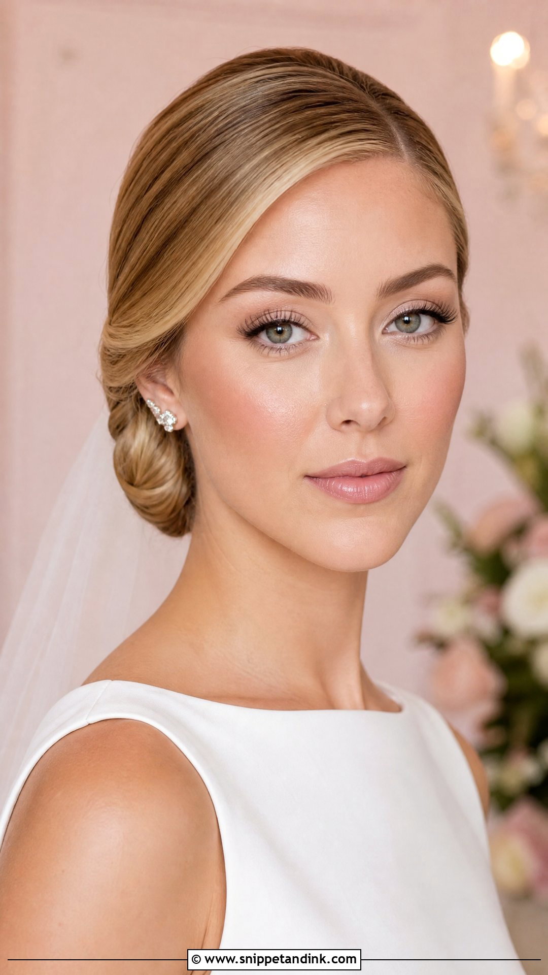 Old Money Wedding Makeup With Nude Lip - Snippet and Ink - 20 Old Money Wedding Makeup Ideas