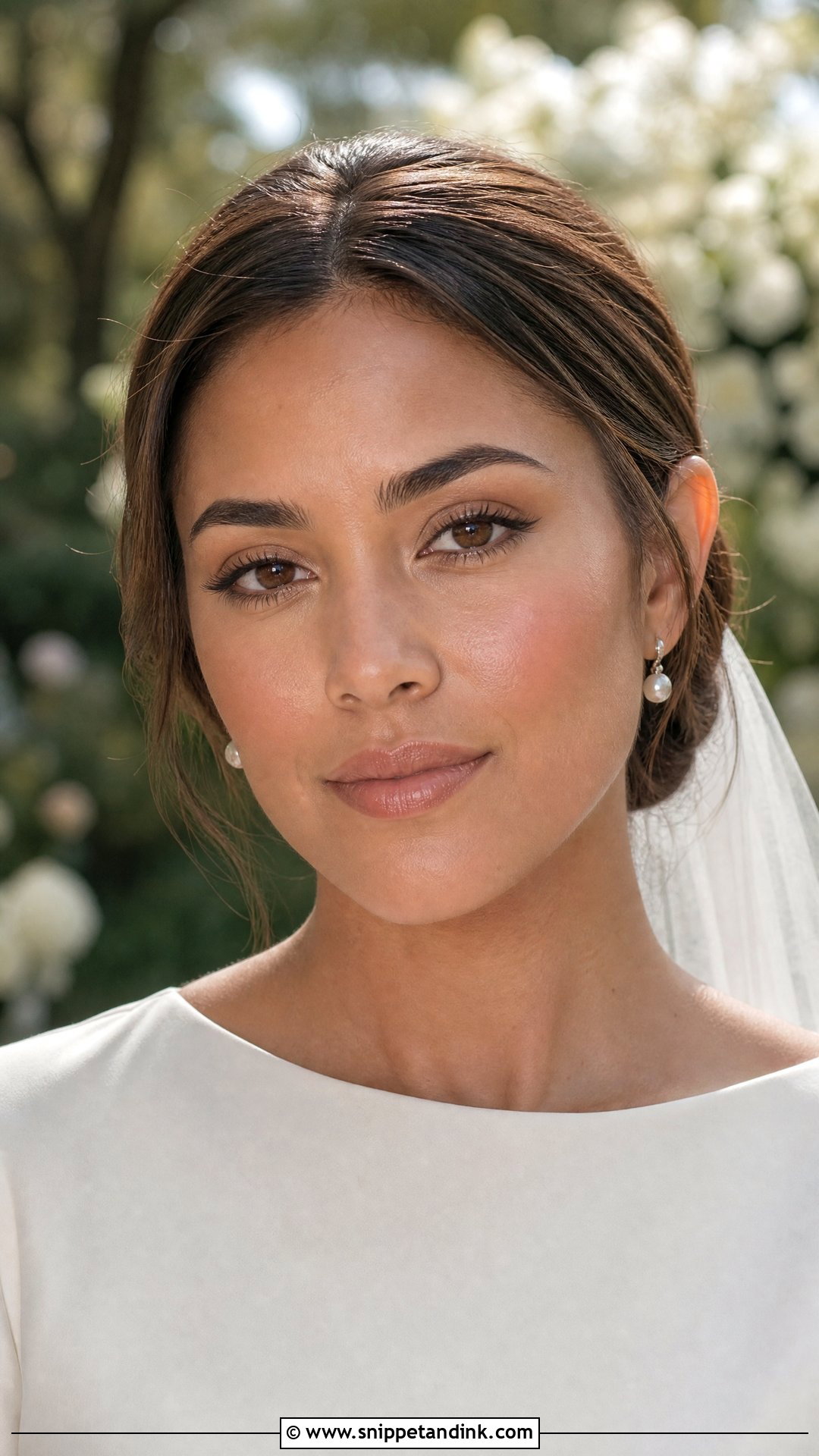 Old Money Wedding Makeup With Peach Blush - Snippet and Ink - 20 Old Money Wedding Makeup Ideas