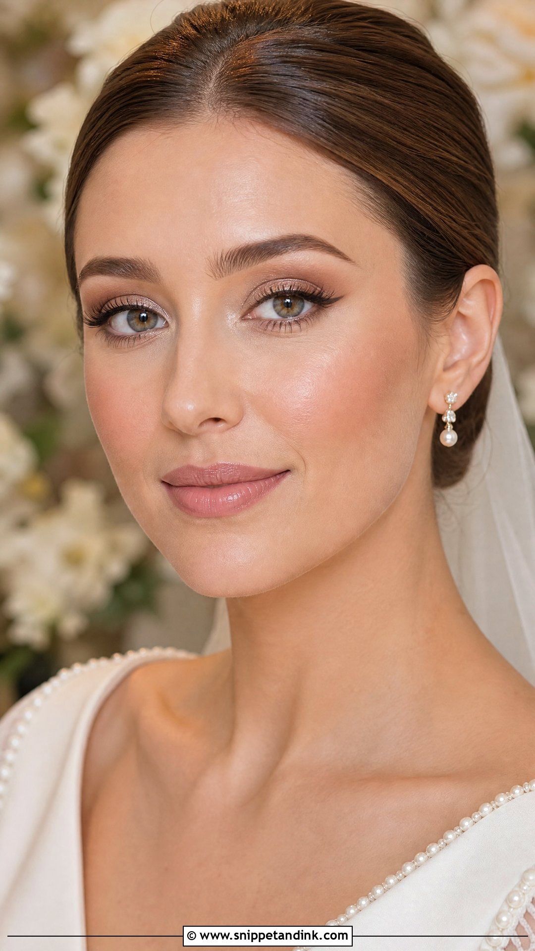 Old Money Wedding Makeup With Pearl Glow - Snippet and Ink - 20 Old Money Wedding Makeup Ideas