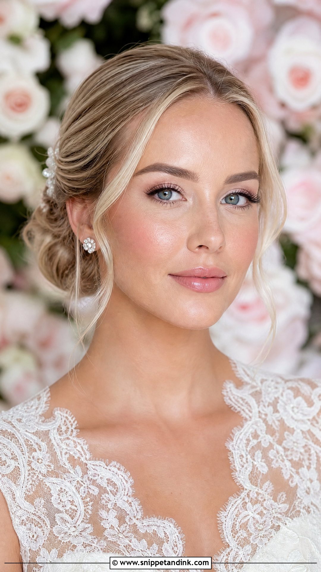 Old Money Wedding Makeup With Pink Blush - Snippet and Ink - 20 Old Money Wedding Makeup Ideas