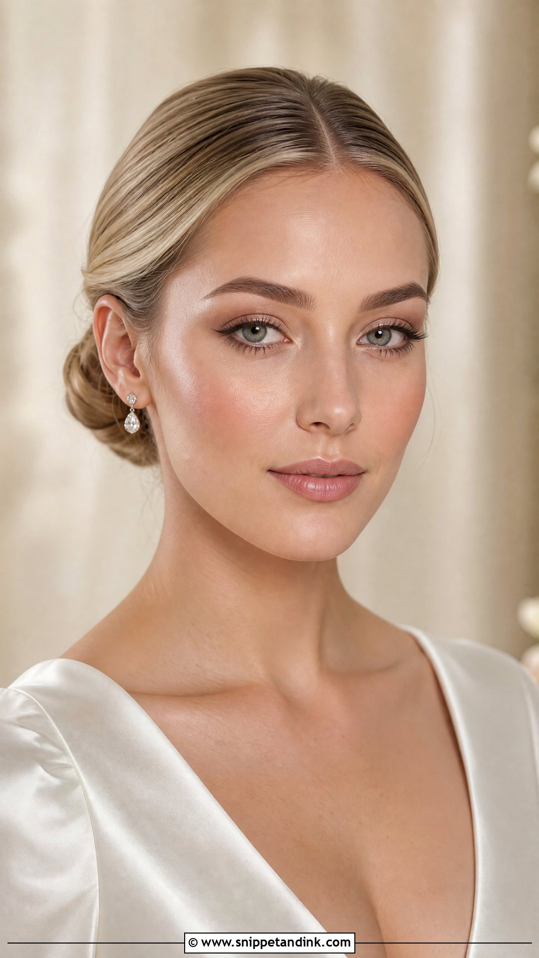 Old Money Wedding Makeup With Satin Skin - Snippet and Ink - 20 Old Money Wedding Makeup Ideas