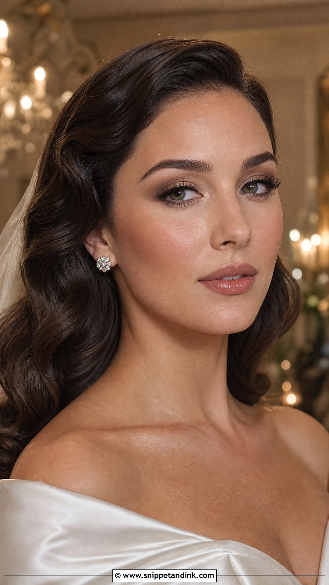 Old Money Wedding Makeup With Soft Smokey Eye - Snippet and Ink - 20 Old Money Wedding Makeup Ideas