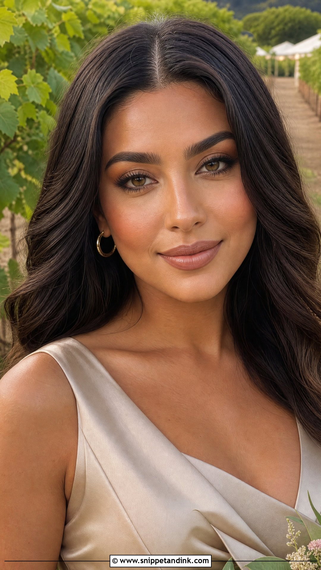Olive Brown Makeup For Brown Eyes - Snippet and Ink - 20 Natural Wedding Guest Makeup for Brown Eyes