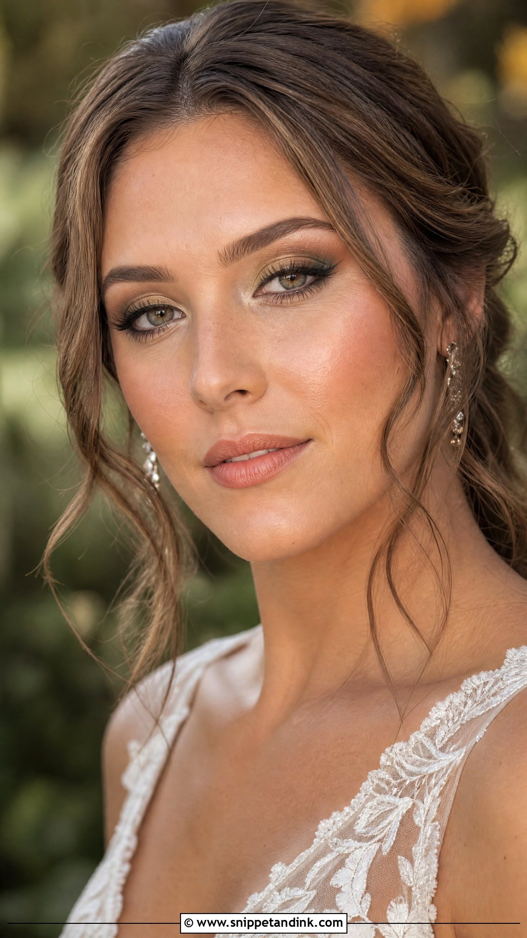 Olive Green Wedding Makeup For Green Eyes - Snippet and Ink - 30 Wedding Makeup for Green Eyes