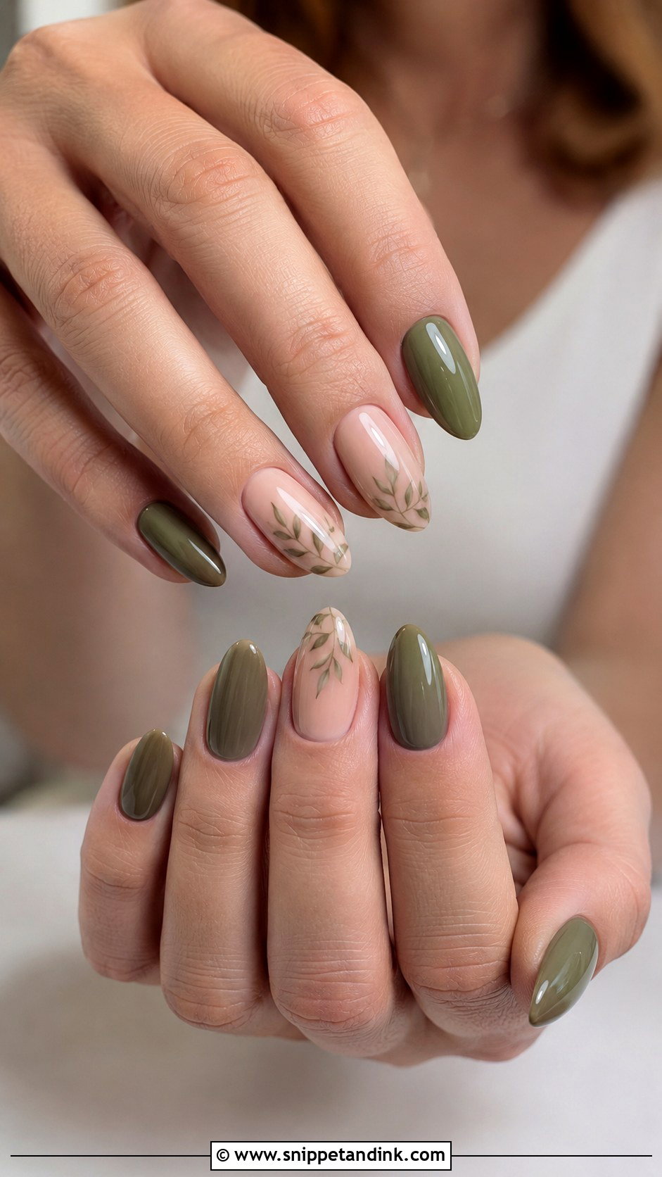 Olive Green Wedding Nails - Snippet and Ink - 20 Green Nails for Wedding