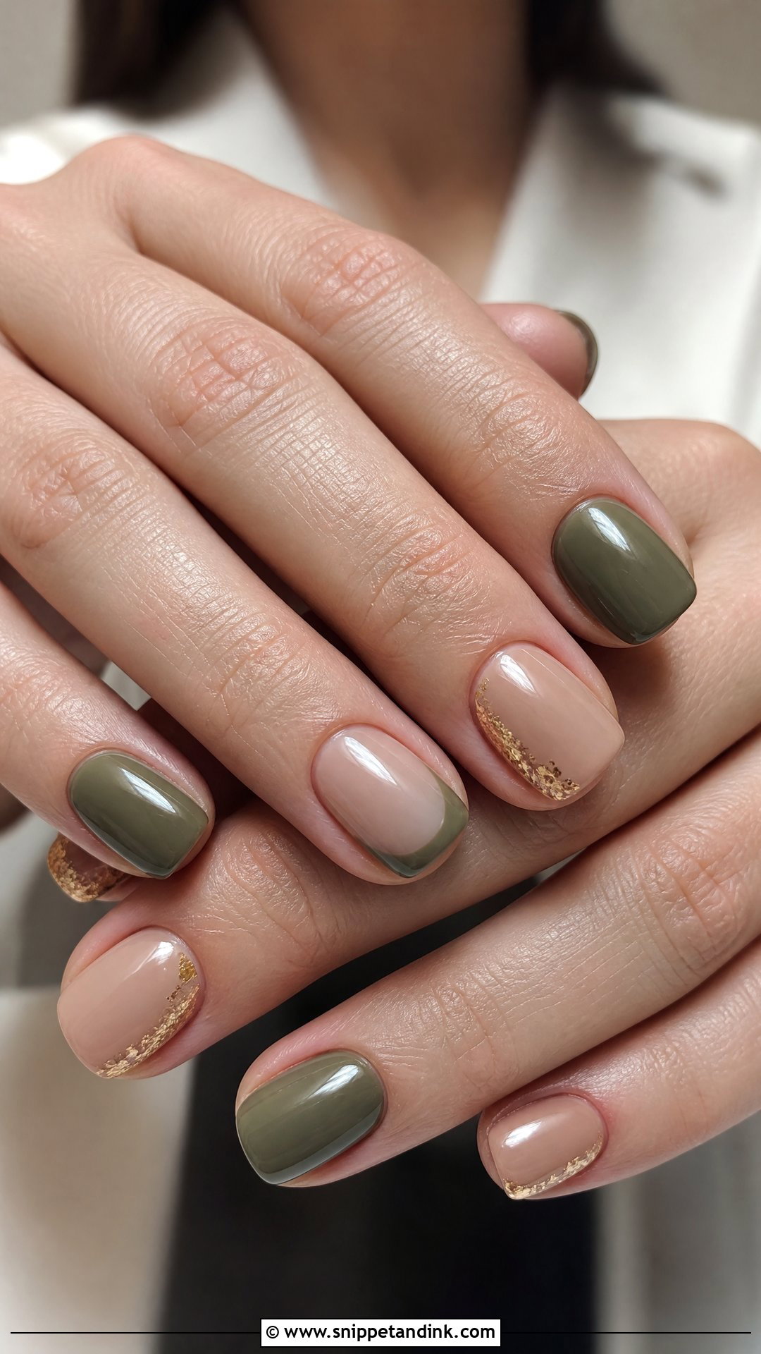 Olive Green Wedding Nails - Snippet and Ink - 25 Green Wedding Nails