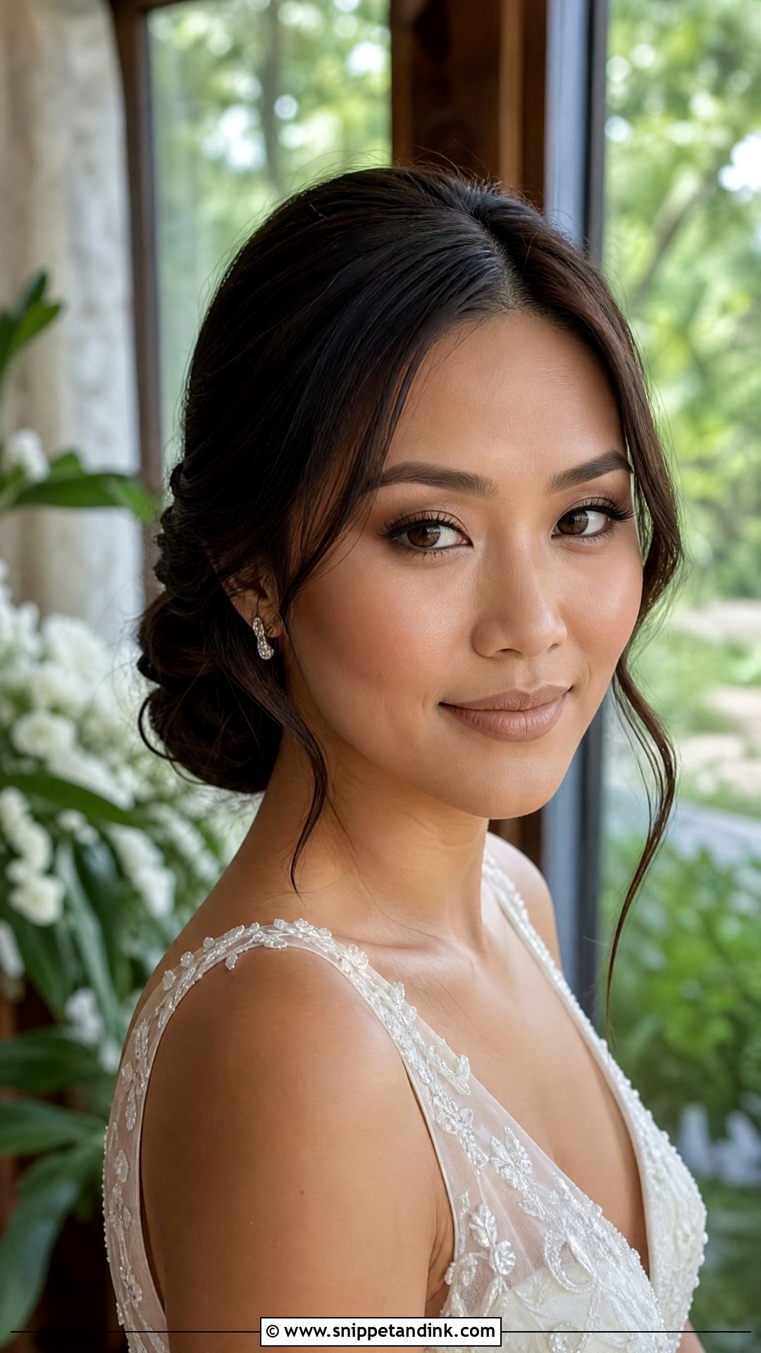 Olive Neutral Wedding Makeup For Brown Eyes - Snippet and Ink - 25 Soft Natural Wedding Makeup Looks for Brown Eyes