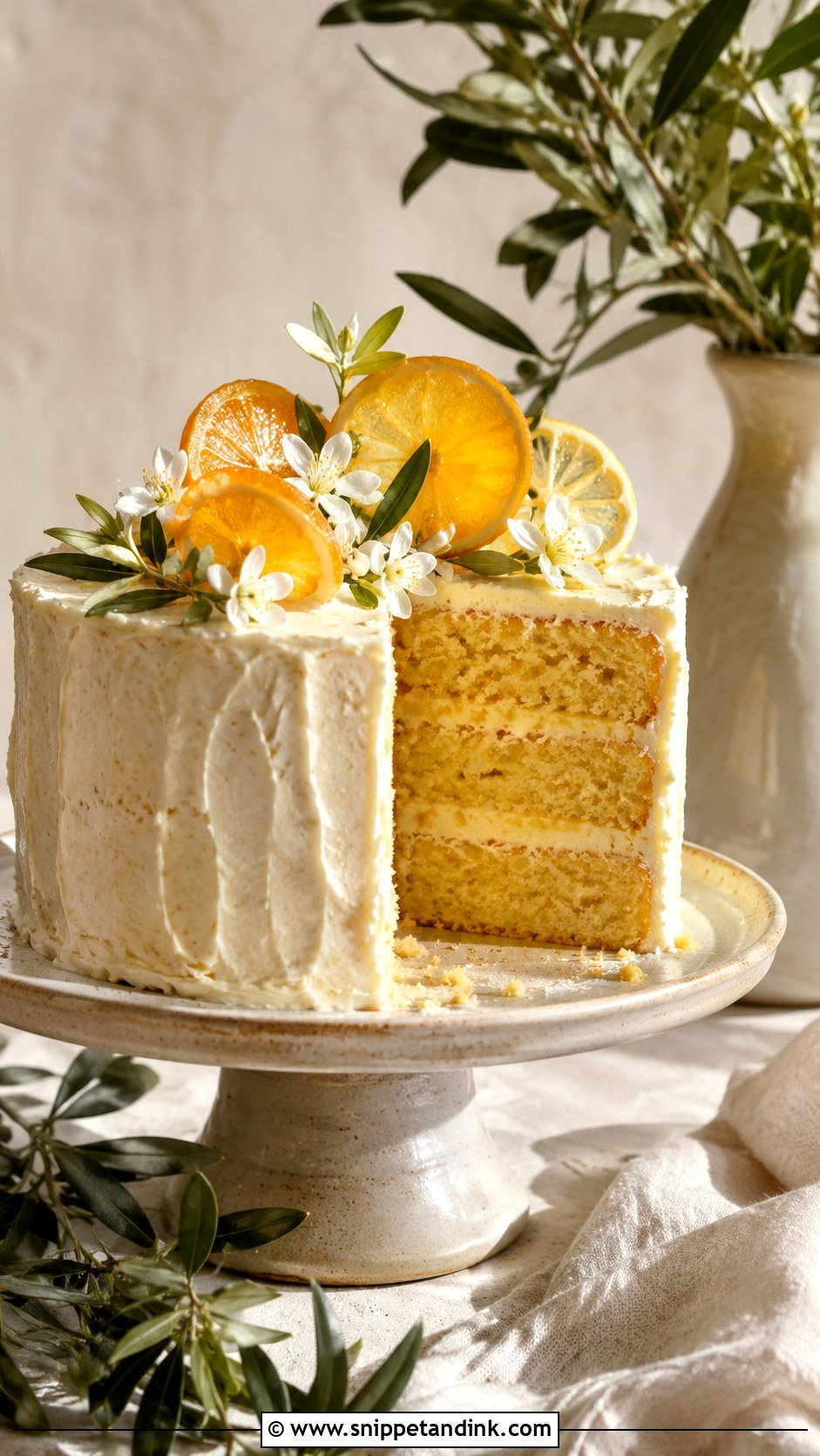 Olive Oil Citrus Wedding Cake - Snippet and Ink - 20 Popular Cake Flavors for Wedding