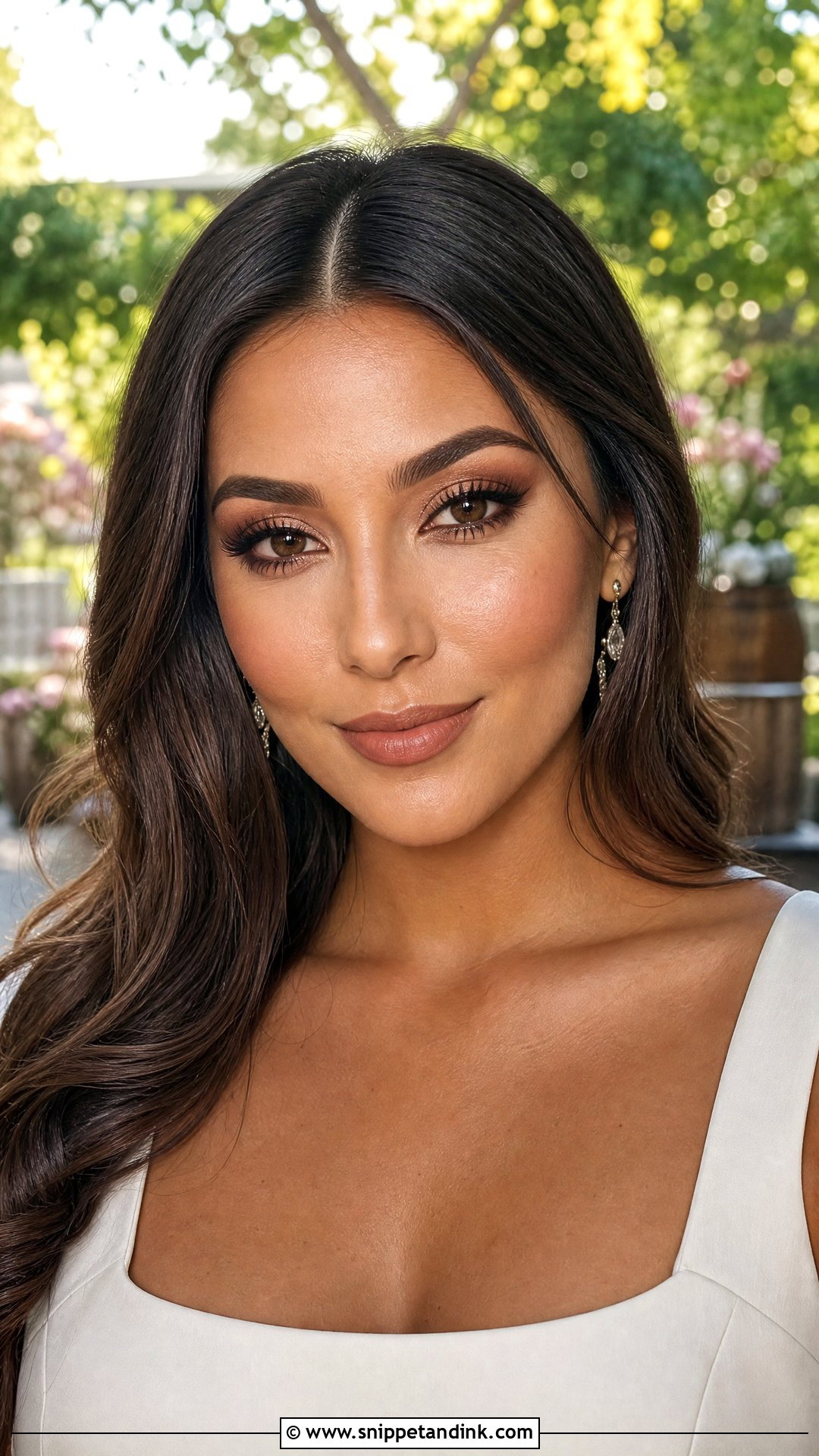 Olive Skin Bridal Makeup For Brown Eyes - Snippet and Ink - 25 Natural Bridal Makeup for Brown Eyes Brunettes