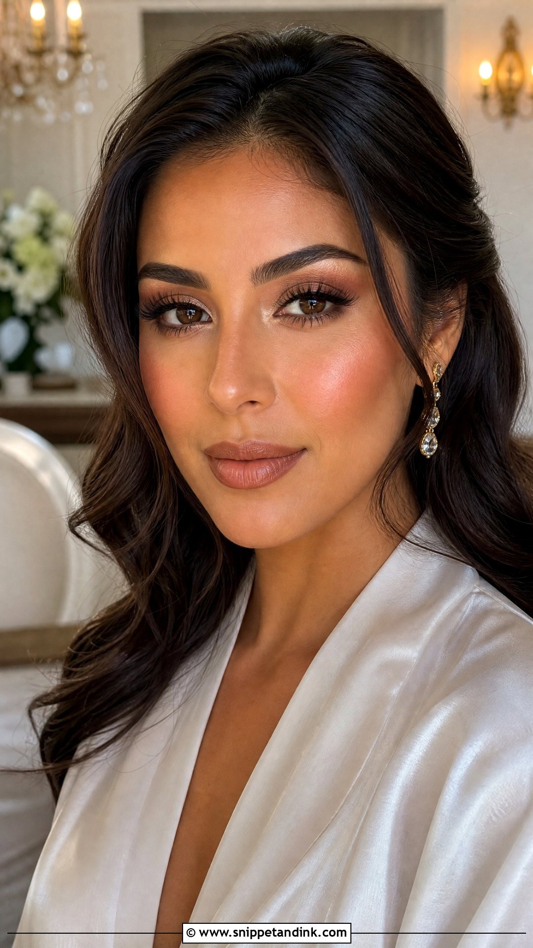 Olive Skin Brunette Wedding Makeup - Snippet and Ink - 20 Natural Wedding Makeup Brunette Ideas