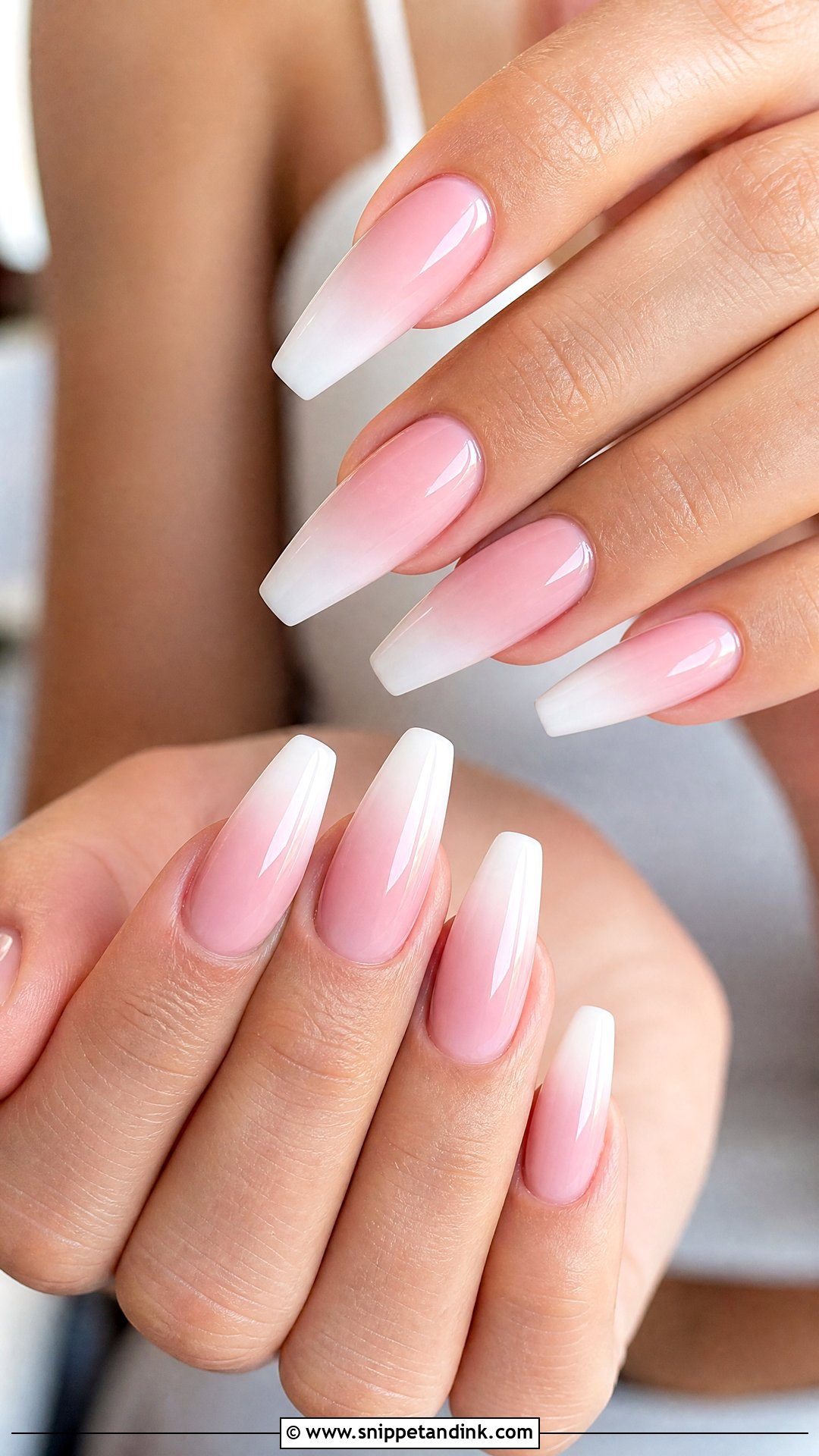 Ombre Bridal Gel Nails - Snippet and Ink - 25 Bridal Gel Nails