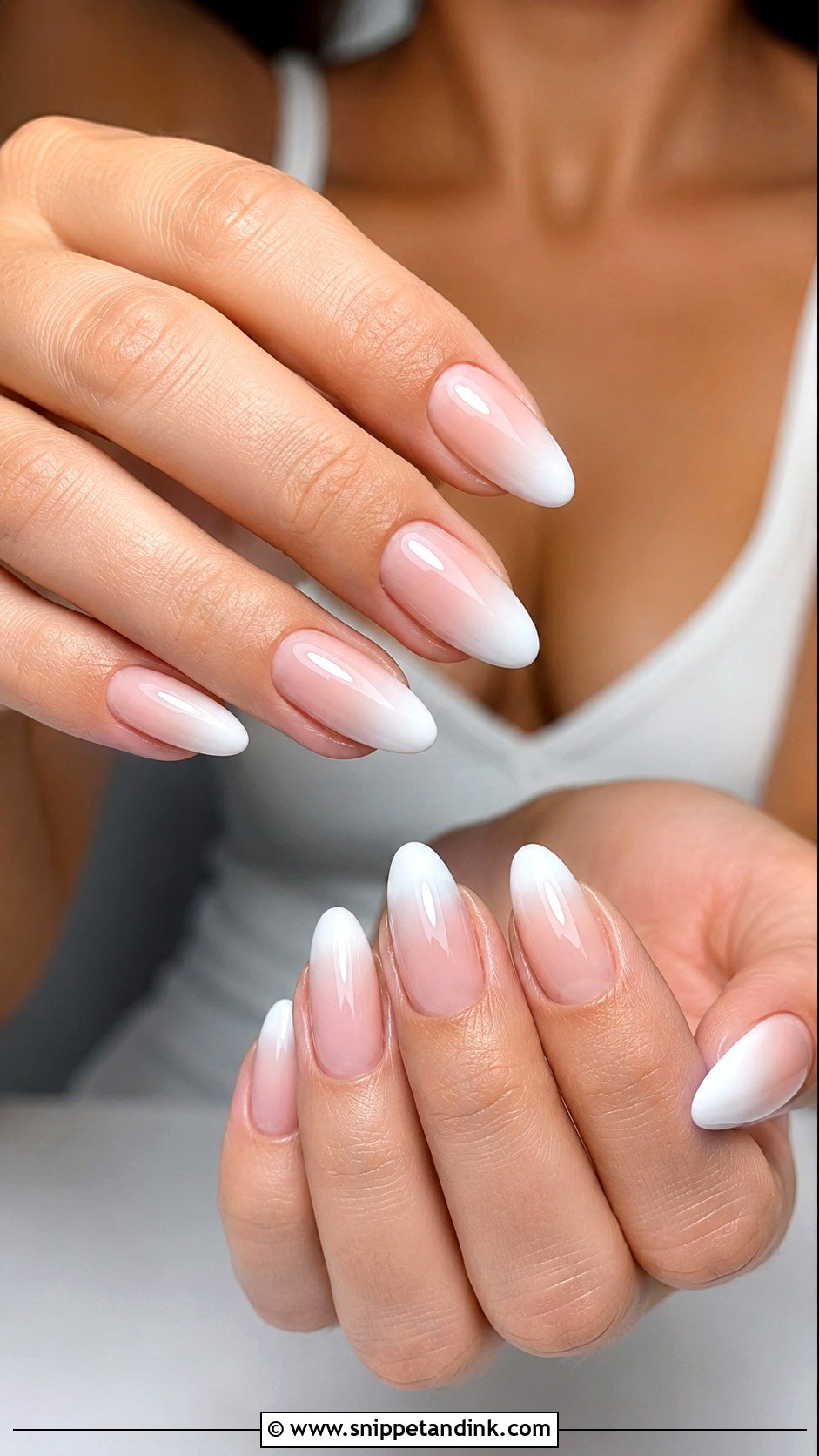 Ombre Bridal Gel Nails - Snippet and Ink - 20 Bridal Gel Nails Wedding