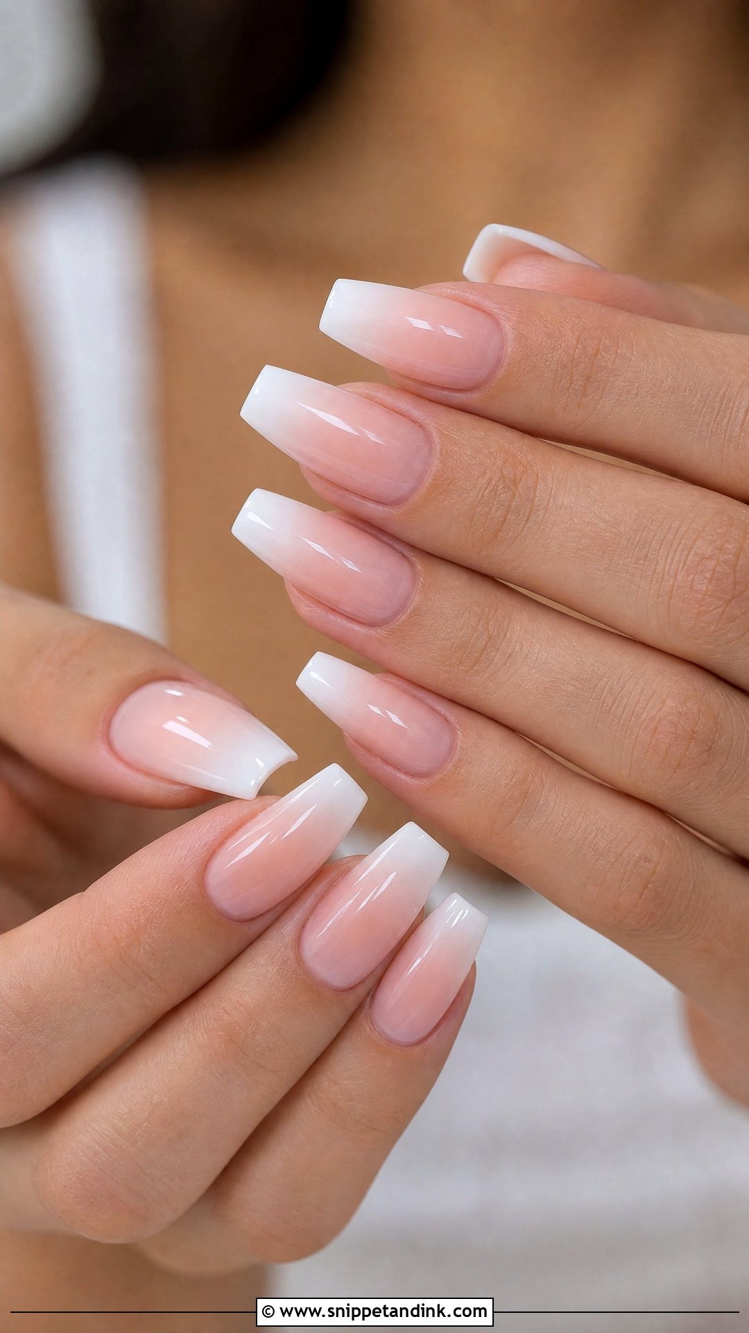 Ombre Bridal Nails - Snippet and Ink - 25 Classy Bridal Nails