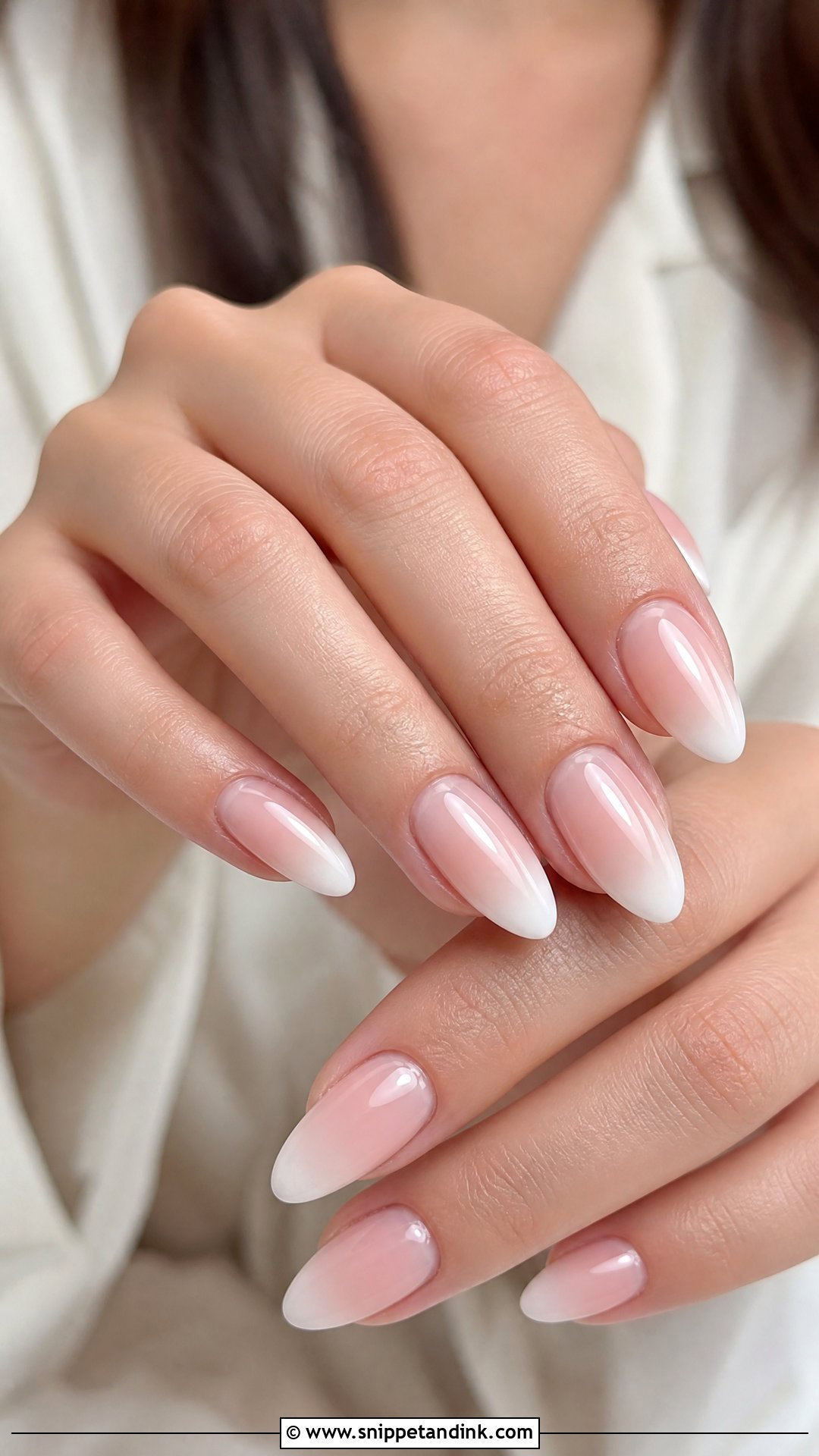 Ombre Bride Nails - Snippet and Ink - 25 Nail Bride Wedding Ideas