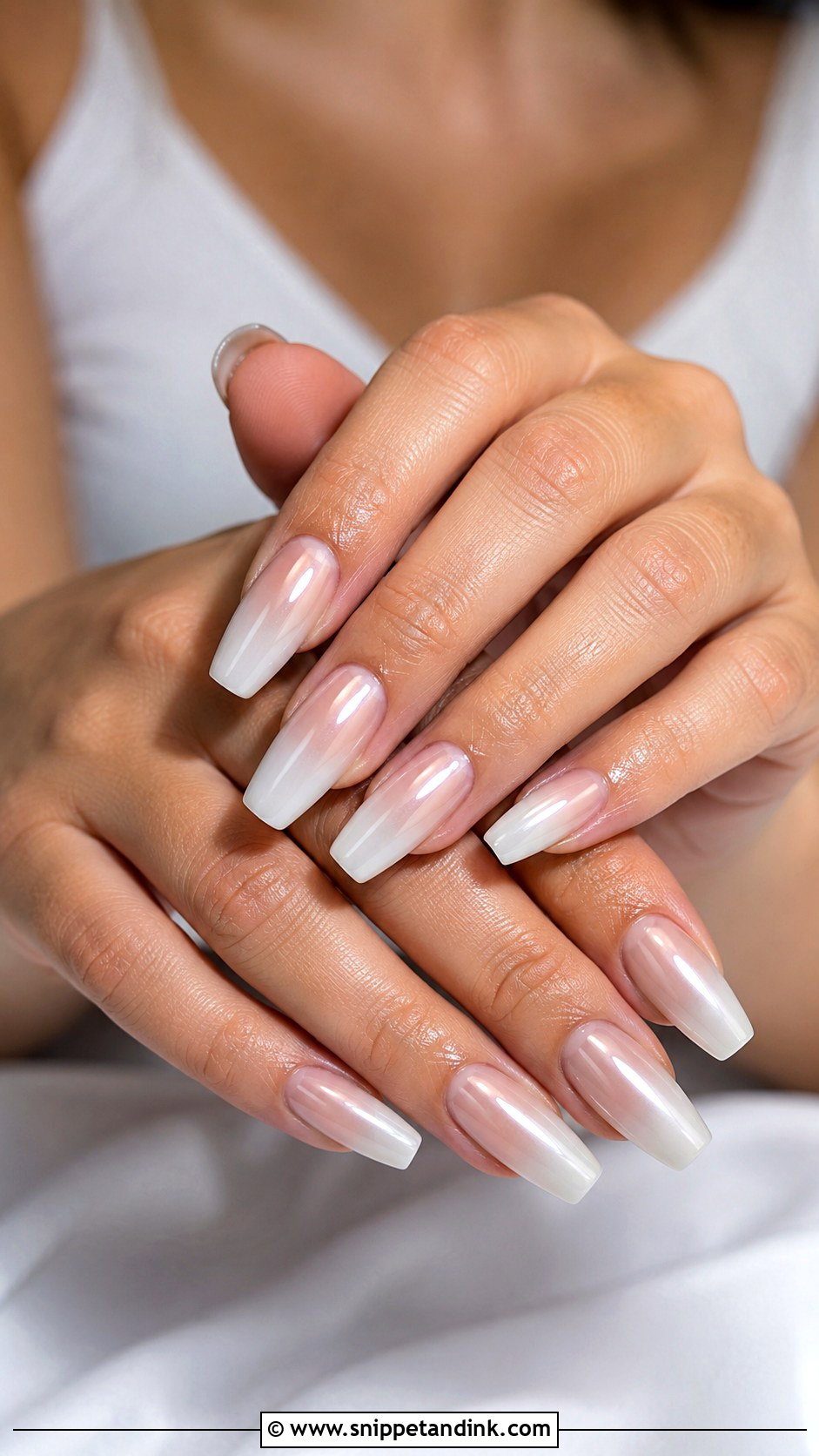 Ombre Chrome Bride Nails - Snippet and Ink - 20 Bride Chrome Nails