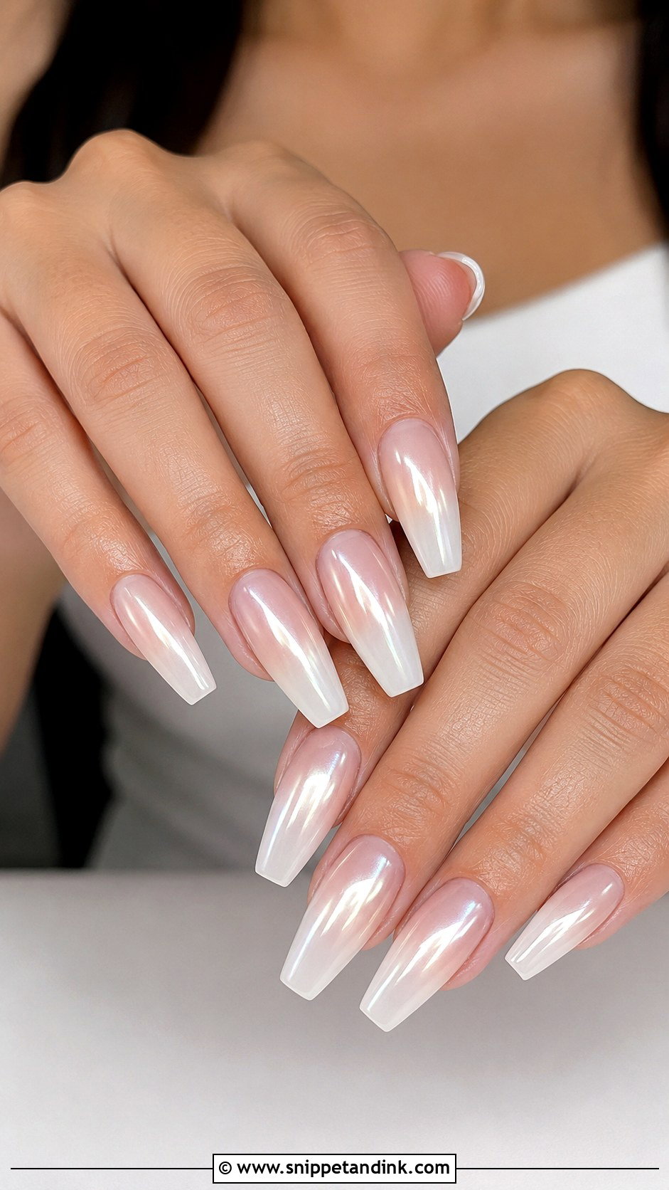 Ombre Chrome Wedding Nails - Snippet and Ink - 20 Chrome Nails for Wedding