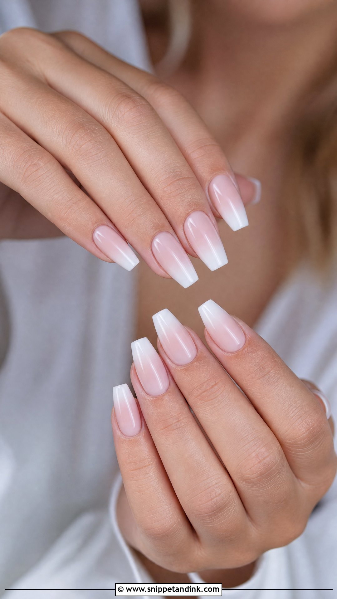 Ombre French Bride Wedding Nails - Snippet and Ink - 25 Nail Designs for the Bride Wedding