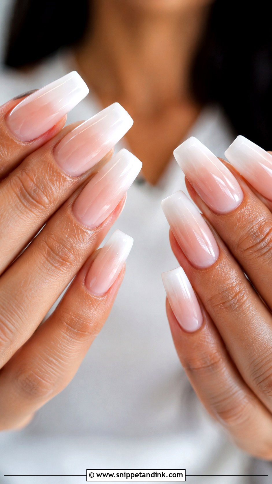 Ombre French Wedding Dip Nails - Snippet and Ink - 20 Wedding Dip Nails for Bride
