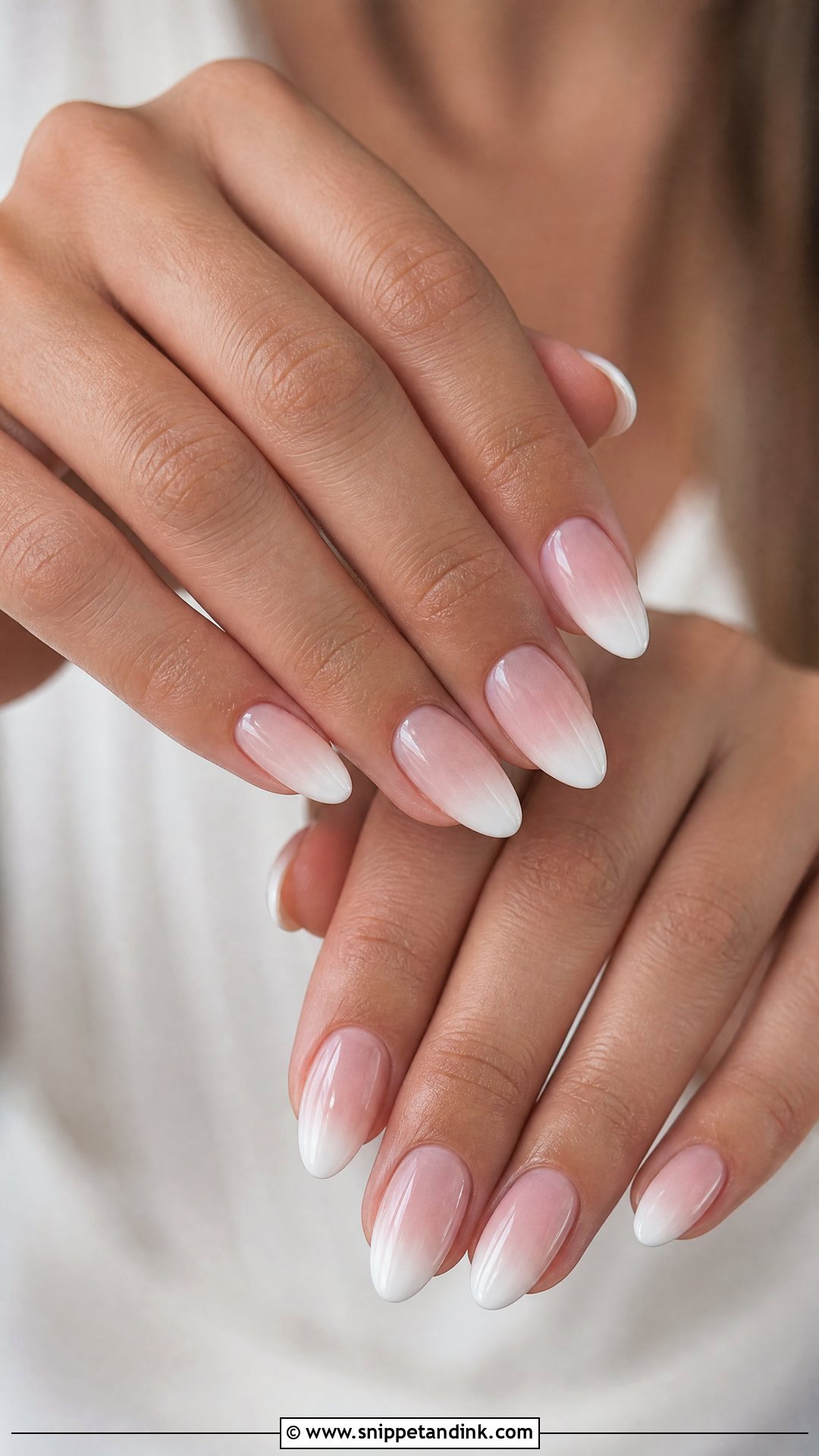 Ombre French Wedding Nails - Snippet and Ink - 25 Wedding Nail Designs for Bride