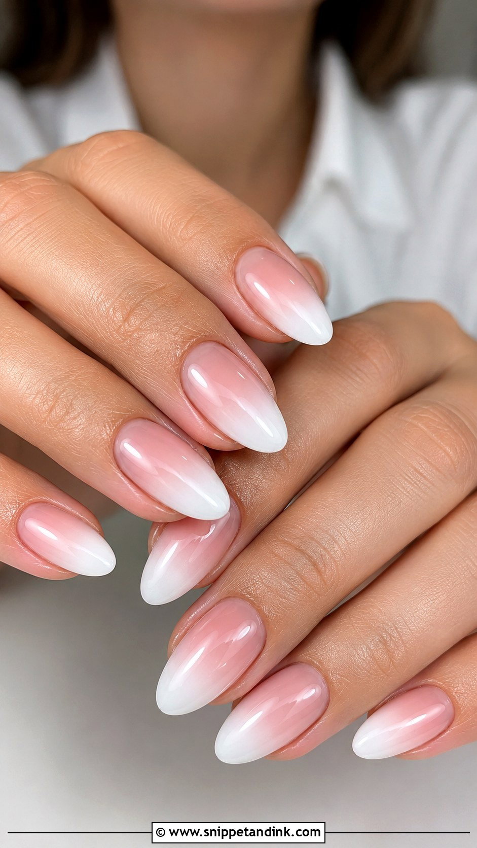 Ombre Gel Wedding Nails - Snippet and Ink - 20 Gel Nails for Wedding