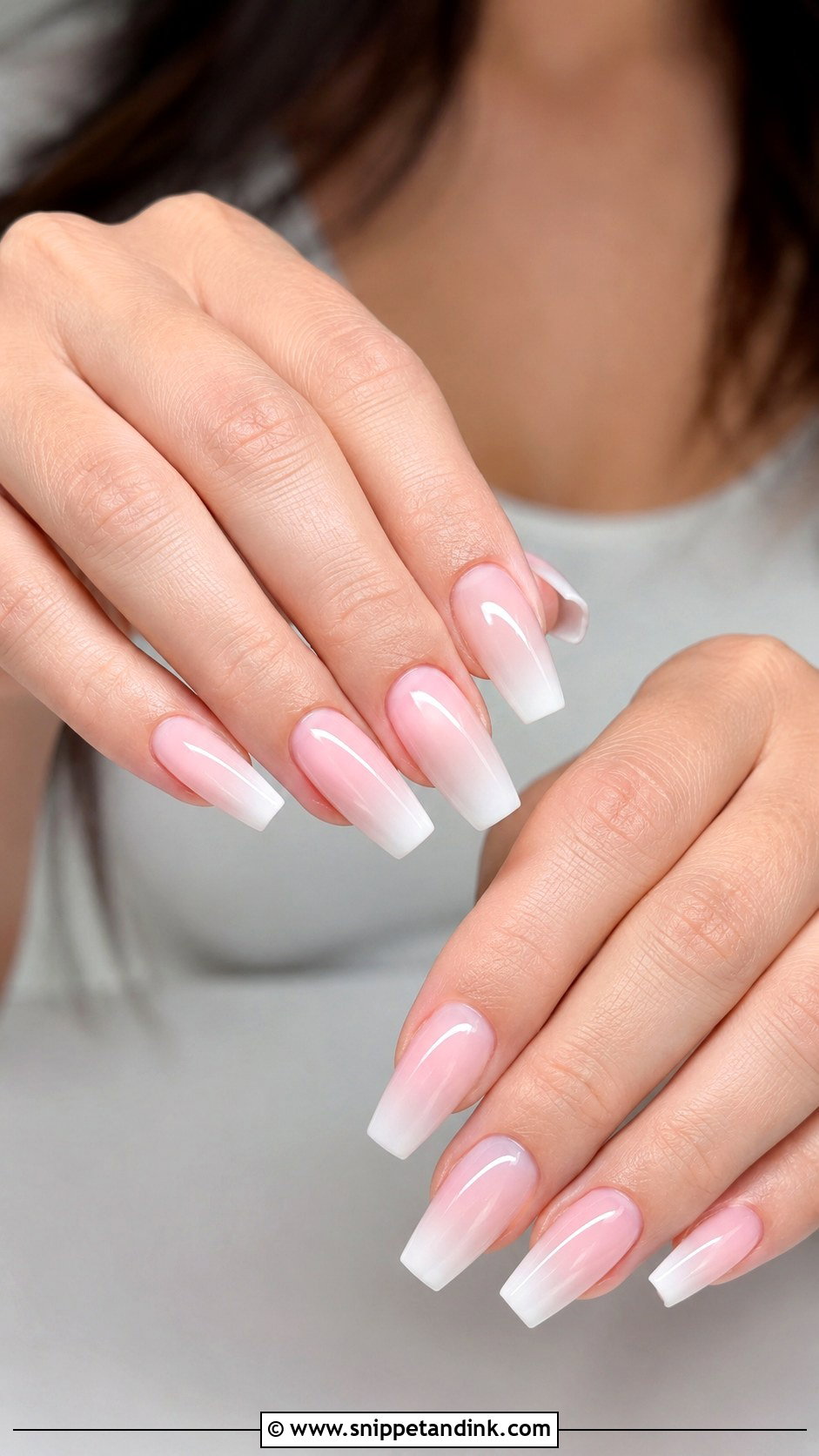 Ombre Gel X Wedding Nails - Snippet and Ink - 20 Gel X Wedding Nails