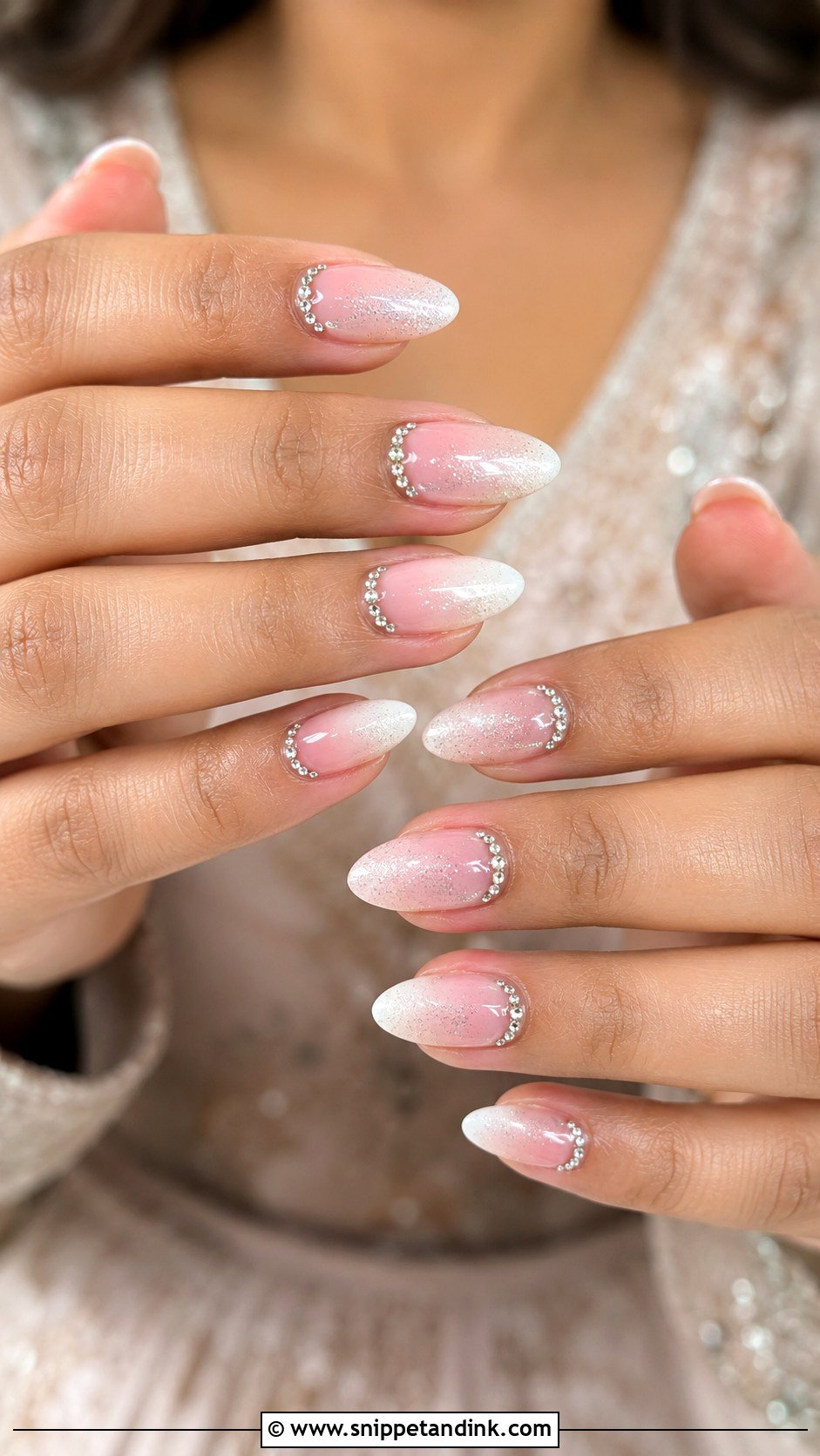Ombre Indian Bridal Nail Extensions - Snippet and Ink - 20 Indian Bridal Nail Extension Designs