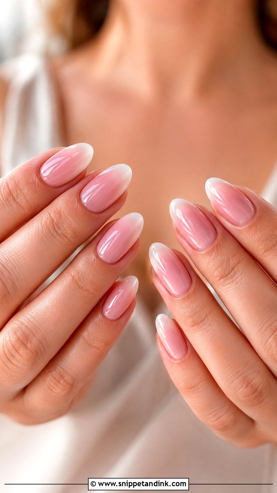 Ombre Pink Bridesmaid Nails - Snippet and Ink - 20 Bridesmaid Wedding Nail Inspo Ideas